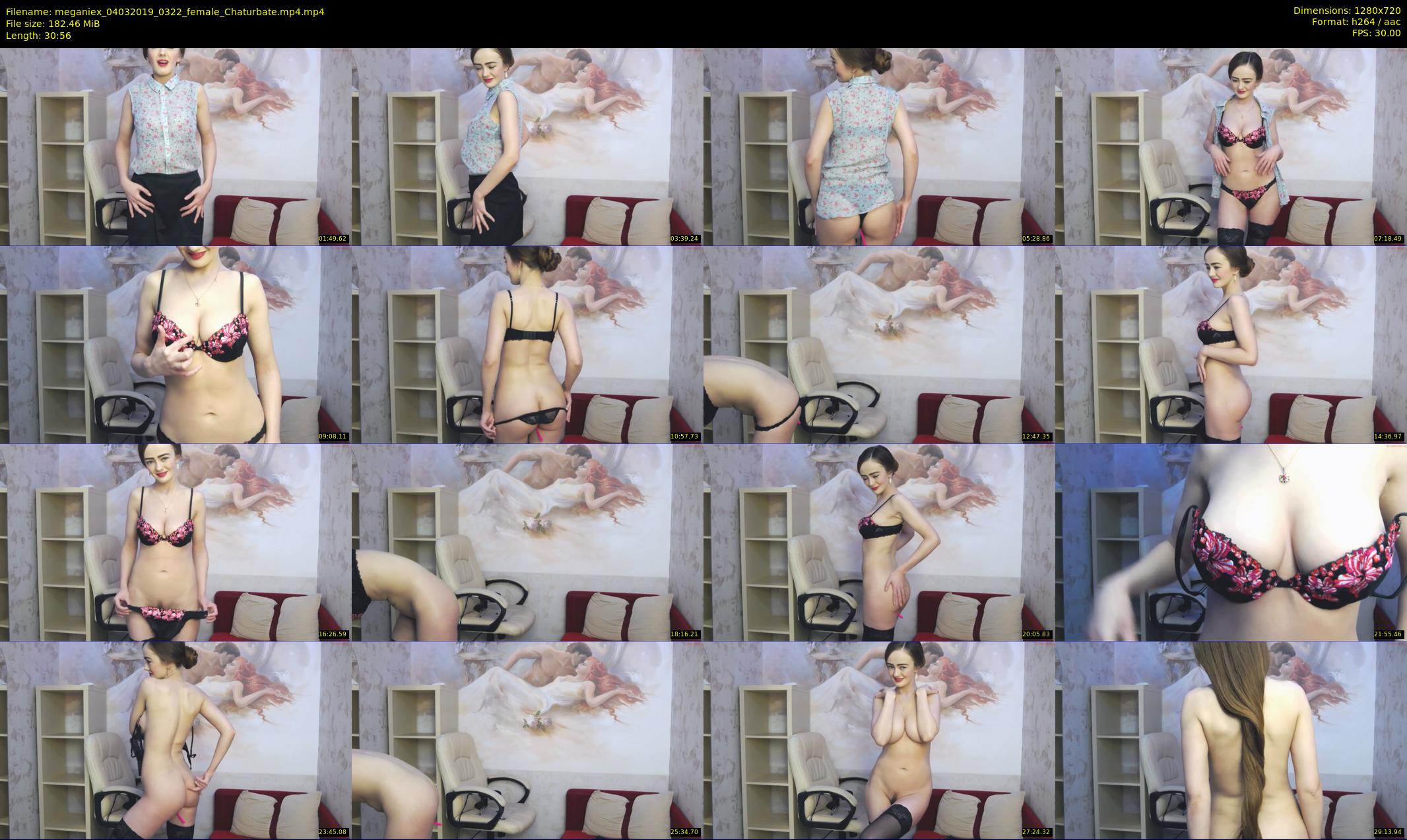 meganiex — 31 minute Chaturbate female cam show recording, 720p, Mar 4, 2019