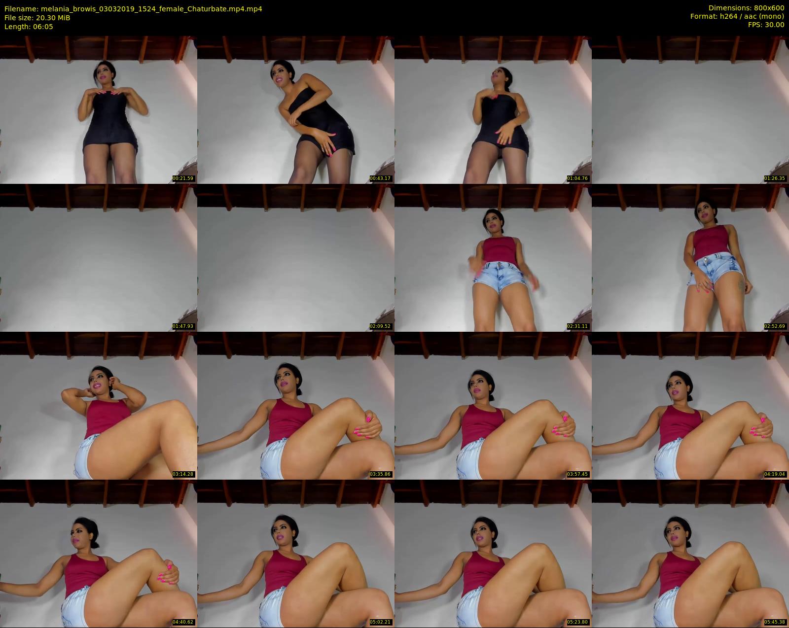 melania_browis — 7 minute Chaturbate female cam show recording, 480p, Mar 3, 2019