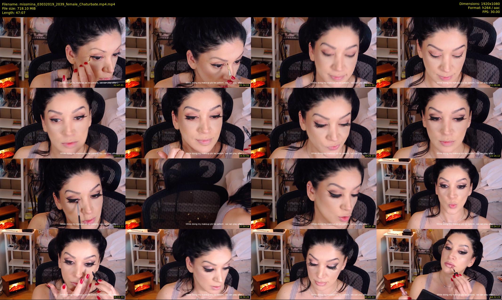 missmina — 48 minute Chaturbate female cam show recording, 1080p, Mar 3, 2019
