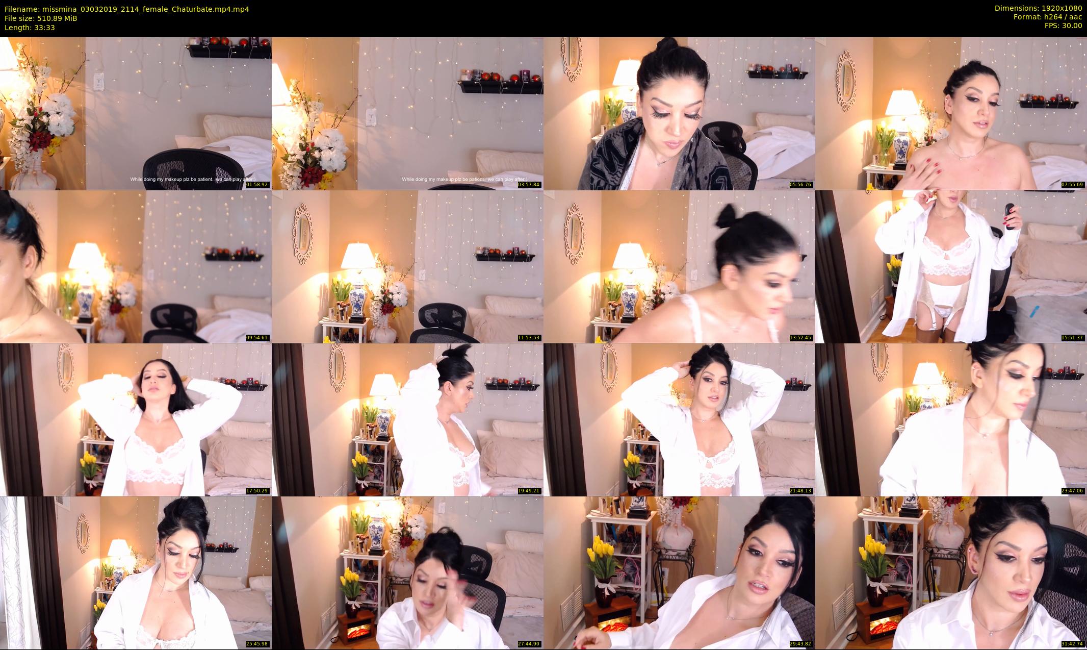missmina — 34 minute Chaturbate female cam show recording, 1080p, Mar 3, 2019
