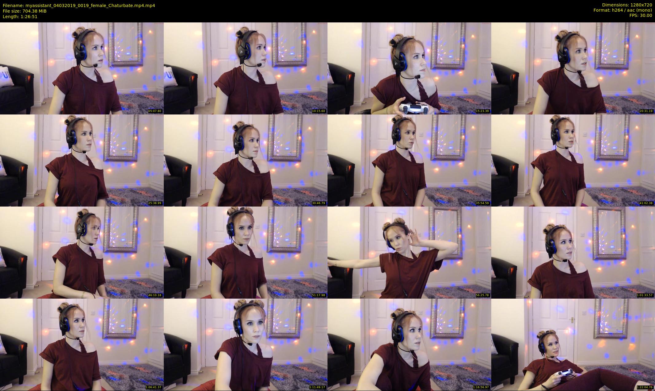 myassistant — 87 minute Chaturbate female cam show recording, 720p, Mar 4, 2019