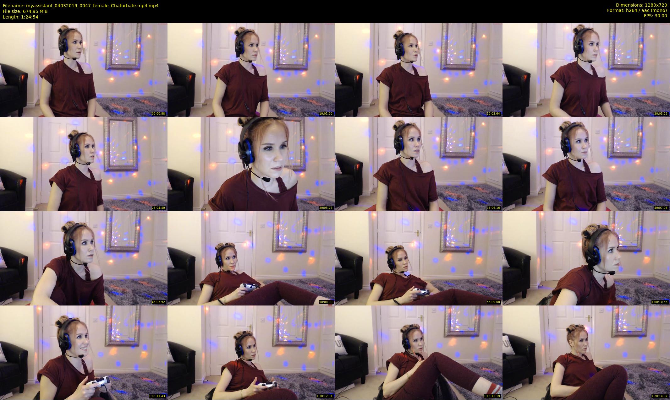 myassistant — 85 minute Chaturbate female cam show recording, 720p, Mar 4, 2019