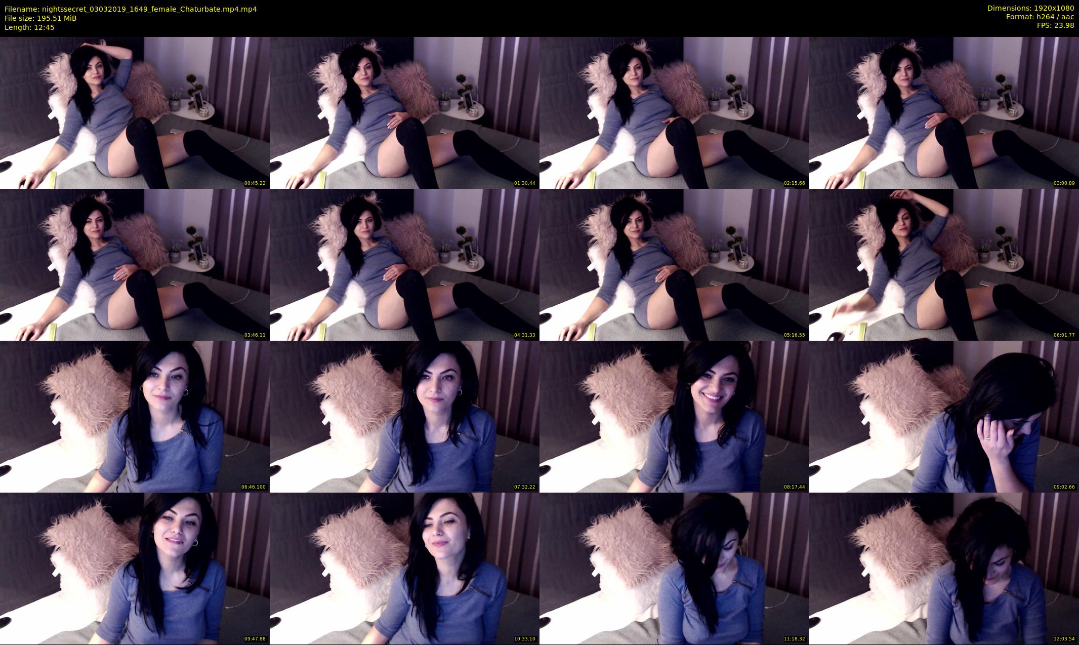 nightssecret — 13 minute Chaturbate female cam show recording, 1080p, Mar 3, 2019