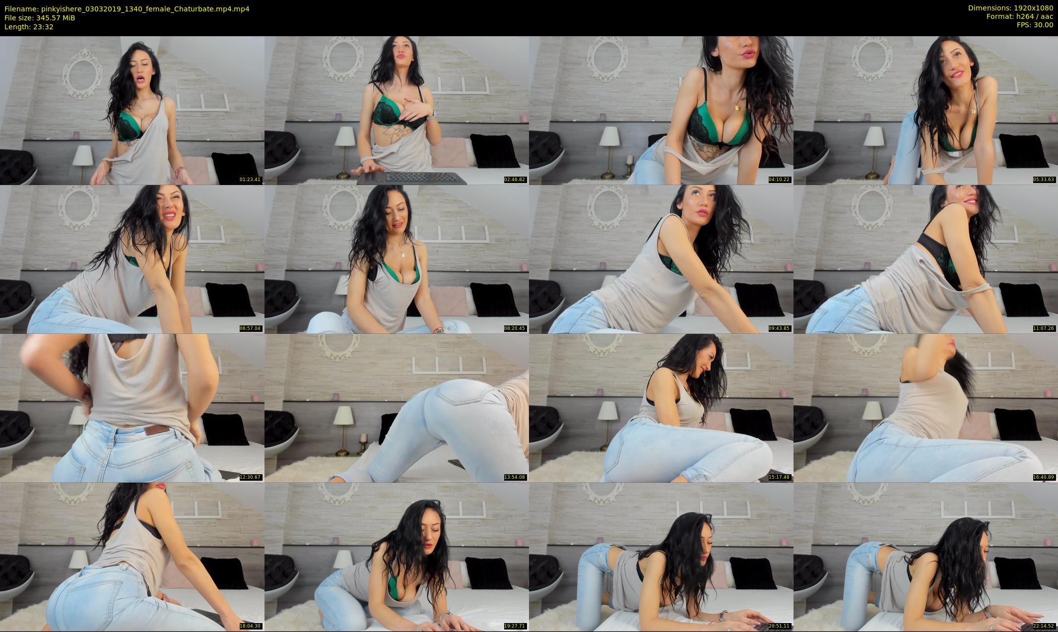 pinkyishere — 24 minute Chaturbate female cam show recording, 1080p, Mar 3, 2019