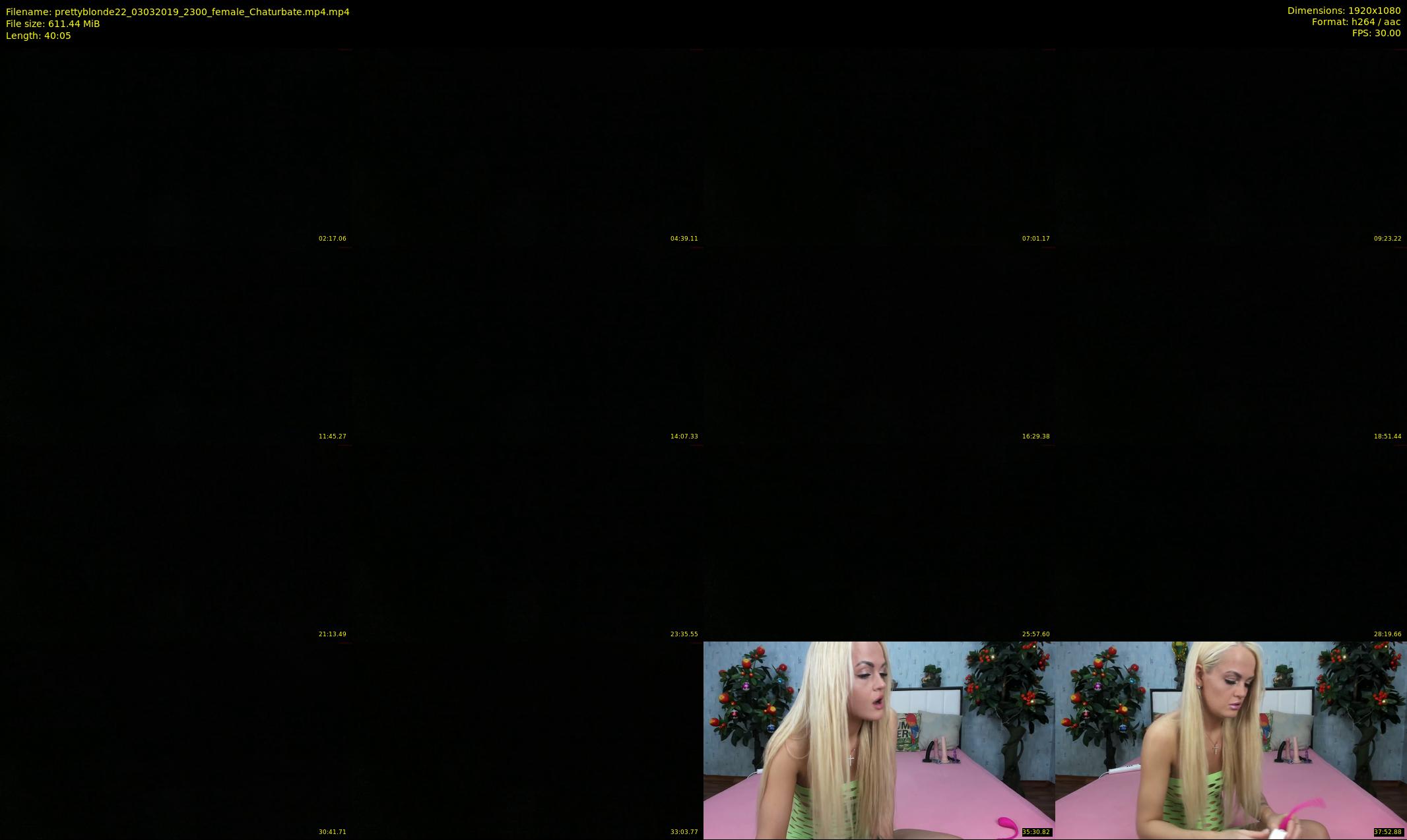 prettyblonde22 — 41 minute Chaturbate female cam show recording, 1080p, Mar 3, 2019