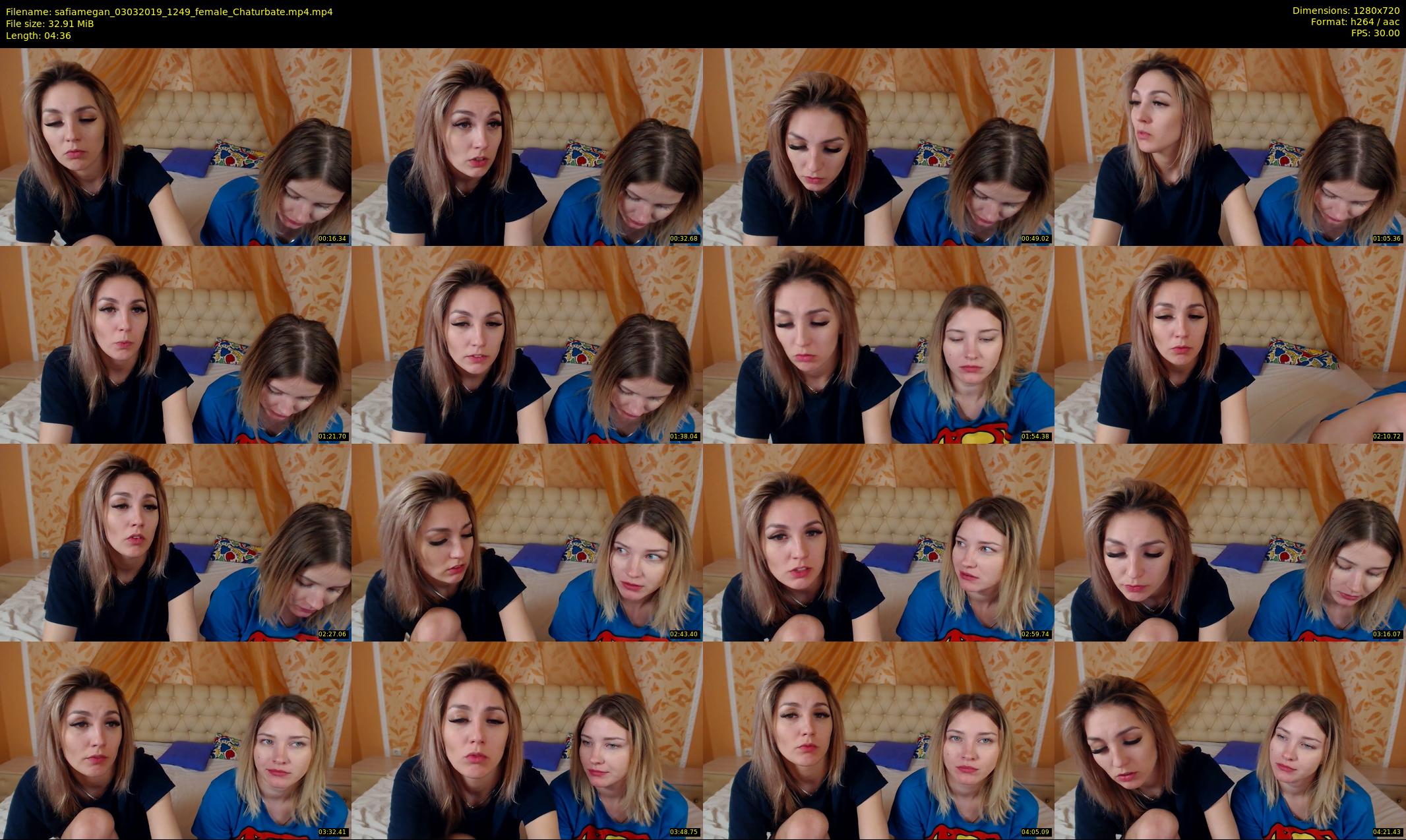 safiamegan — 5 minute Chaturbate couple cam show recording, 720p, Mar 3, 2019