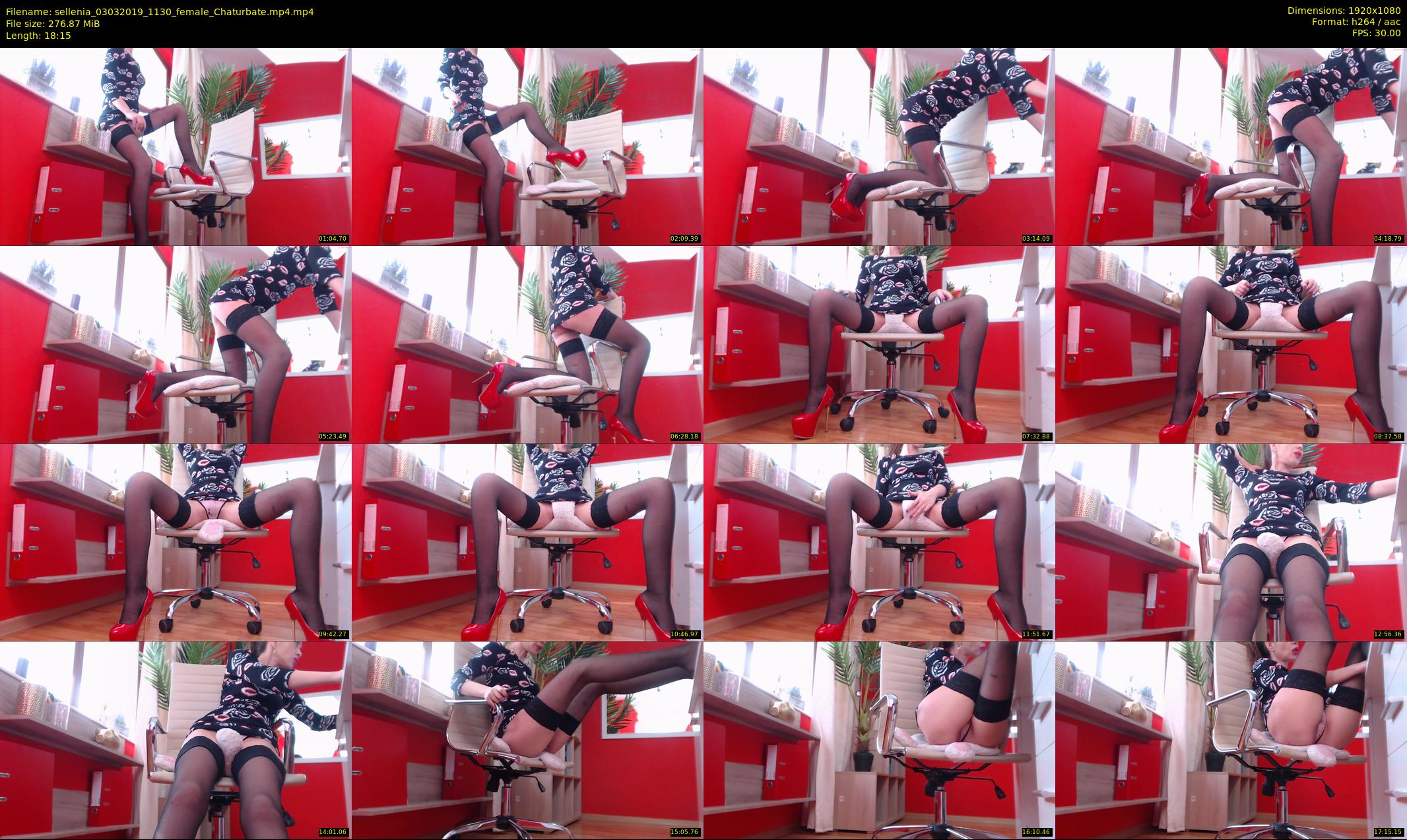 sellenia — 19 minute Chaturbate female cam show recording, 1080p, Mar 3, 2019