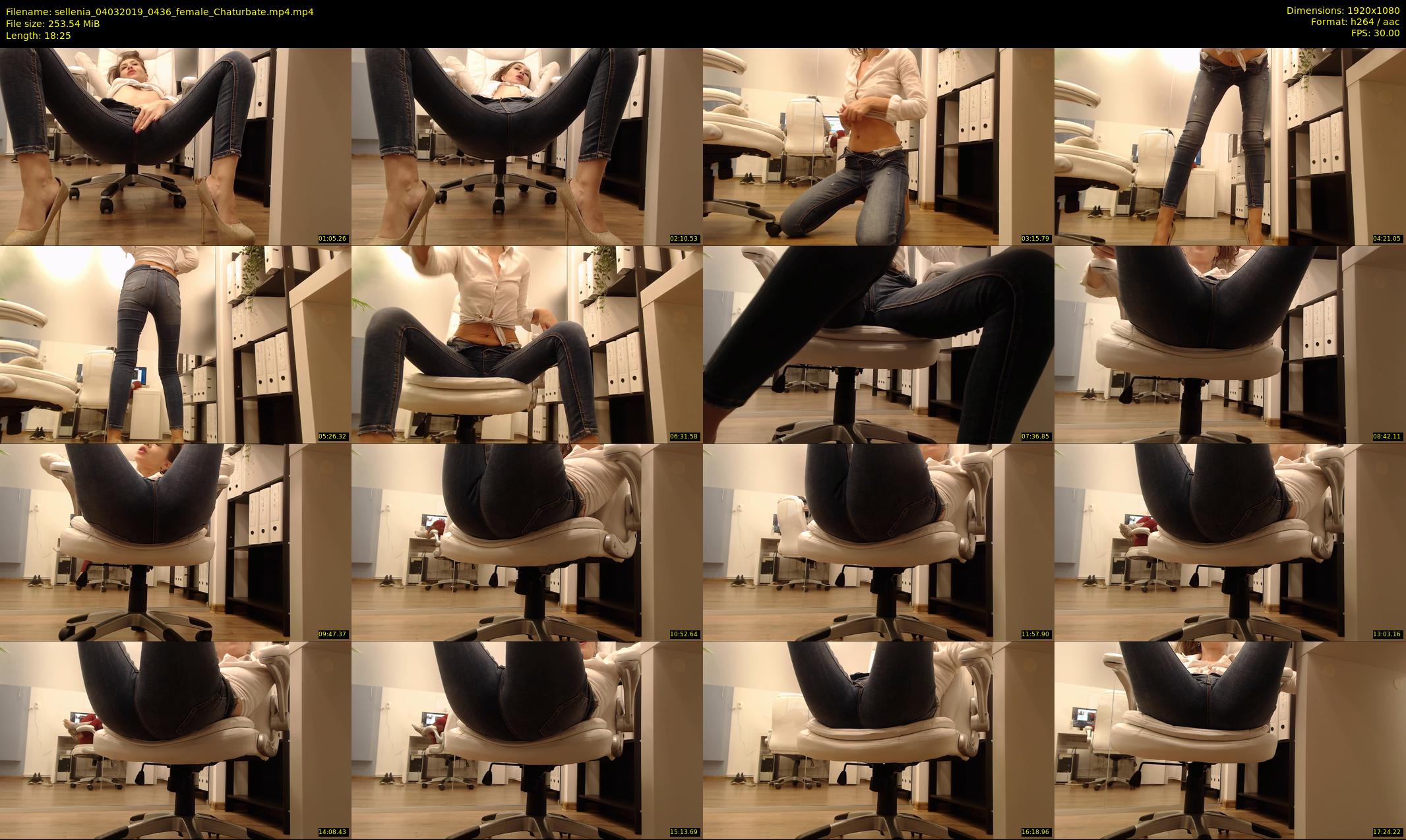 sellenia — 19 minute Chaturbate female cam show recording, 1080p, Mar 4, 2019