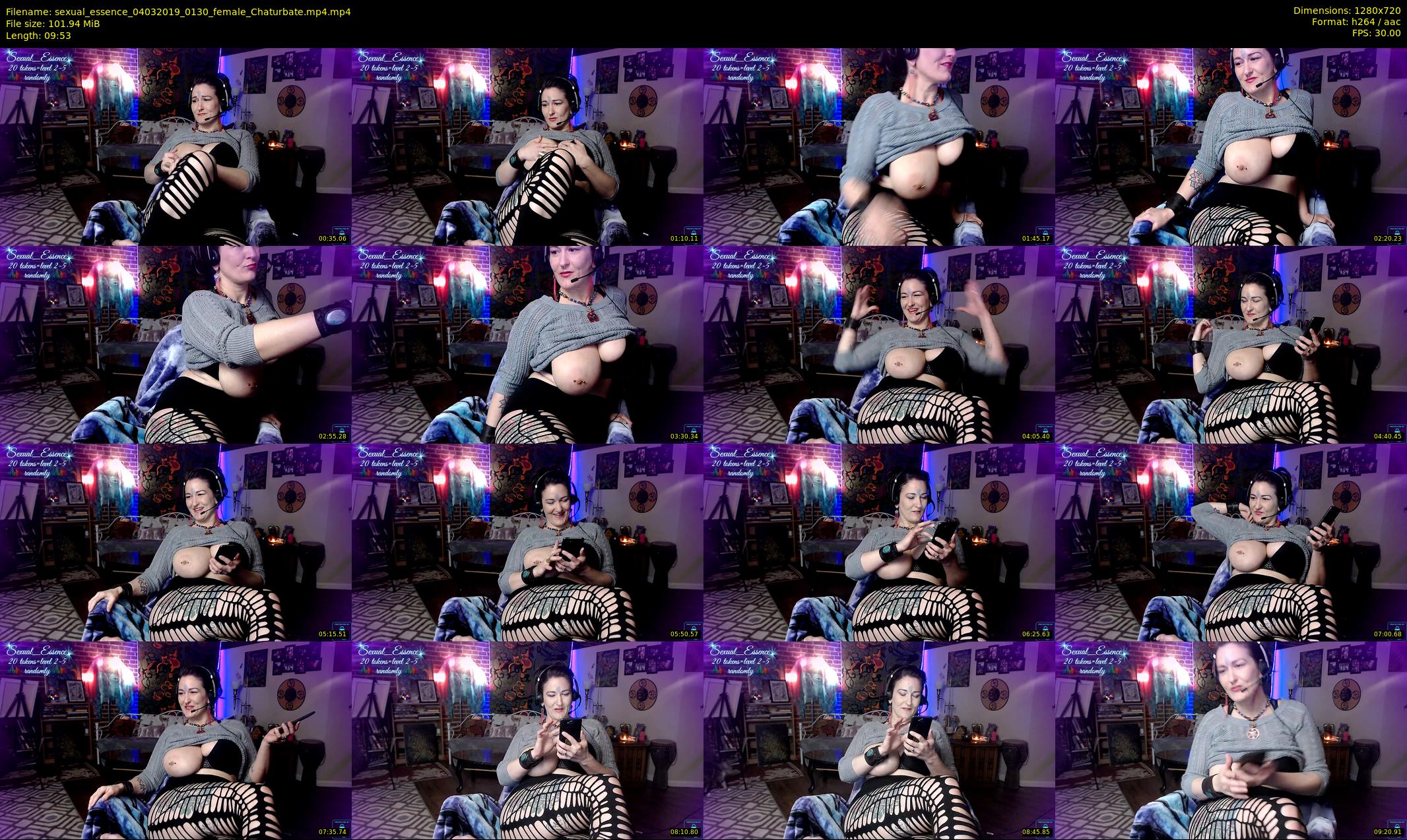 sexual_essence — 10 minute Chaturbate female cam show recording, 720p, Mar 4, 2019