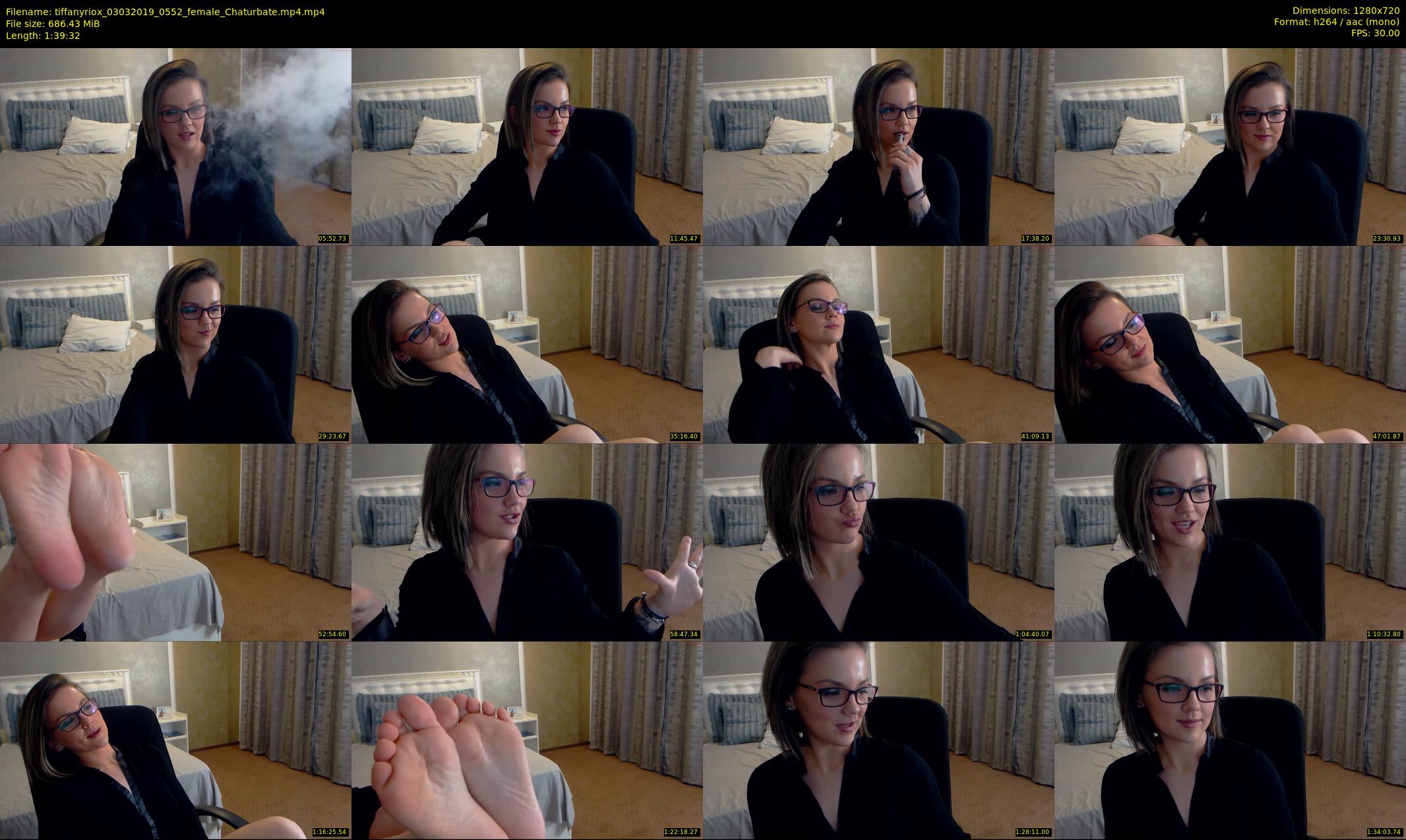 tiffanyriox — 100 minute Chaturbate female cam show recording, 720p, Mar 3, 2019