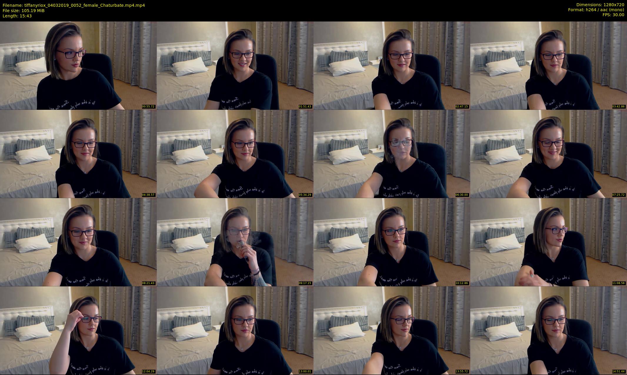 tiffanyriox — 16 minute Chaturbate female cam show recording, 720p, Mar 4, 2019