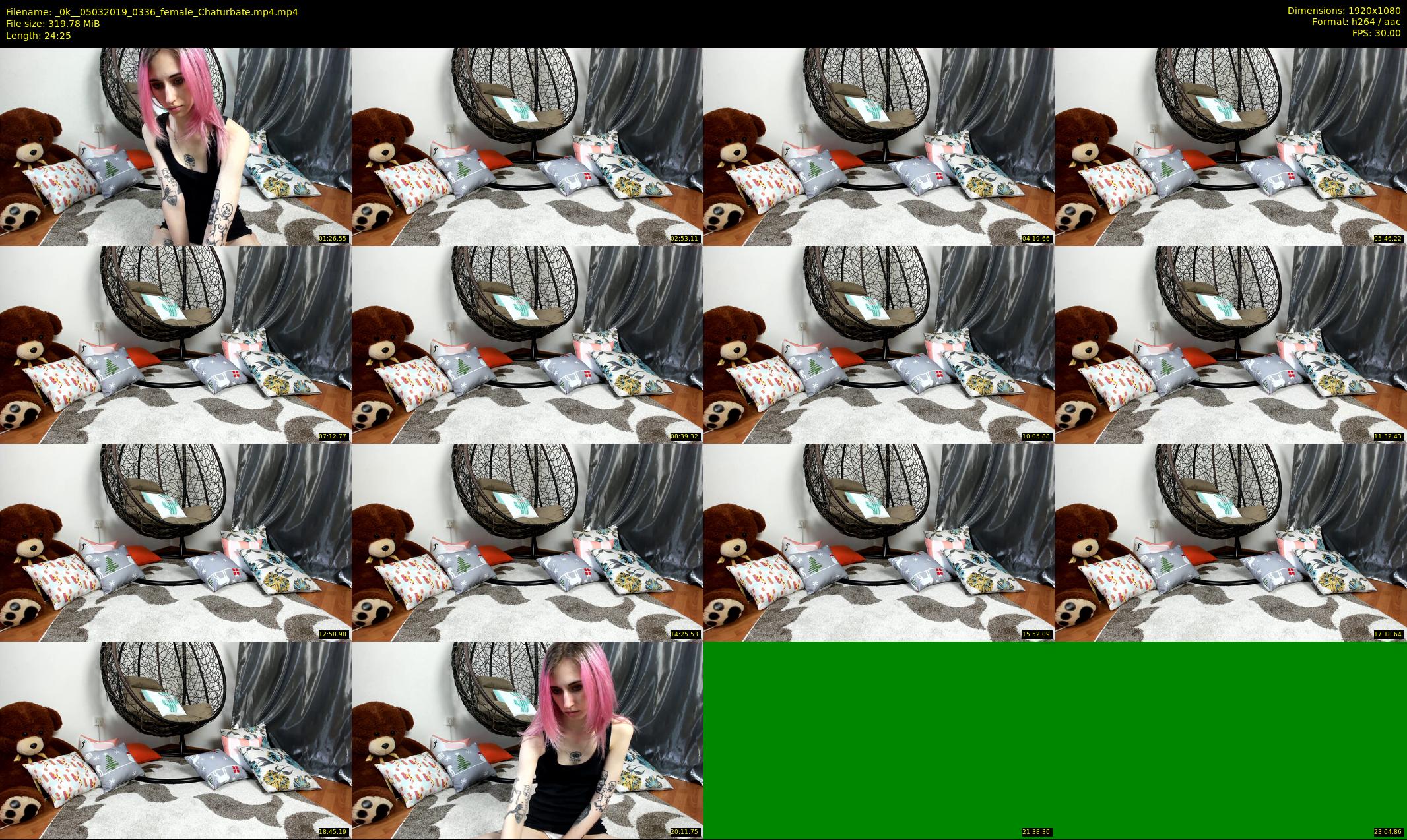 _0k_ — 25 minute Chaturbate female cam show recording, 1080p, Mar 5, 2019