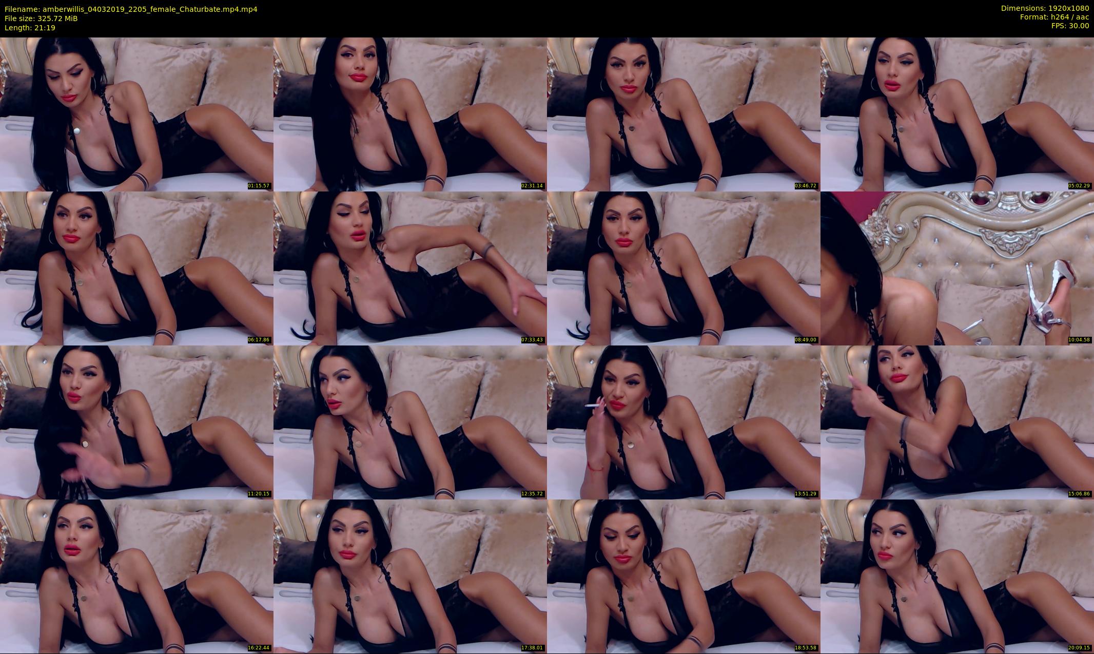 amberwillis — 22 minute Chaturbate female cam show recording, 1080p, Mar 4, 2019