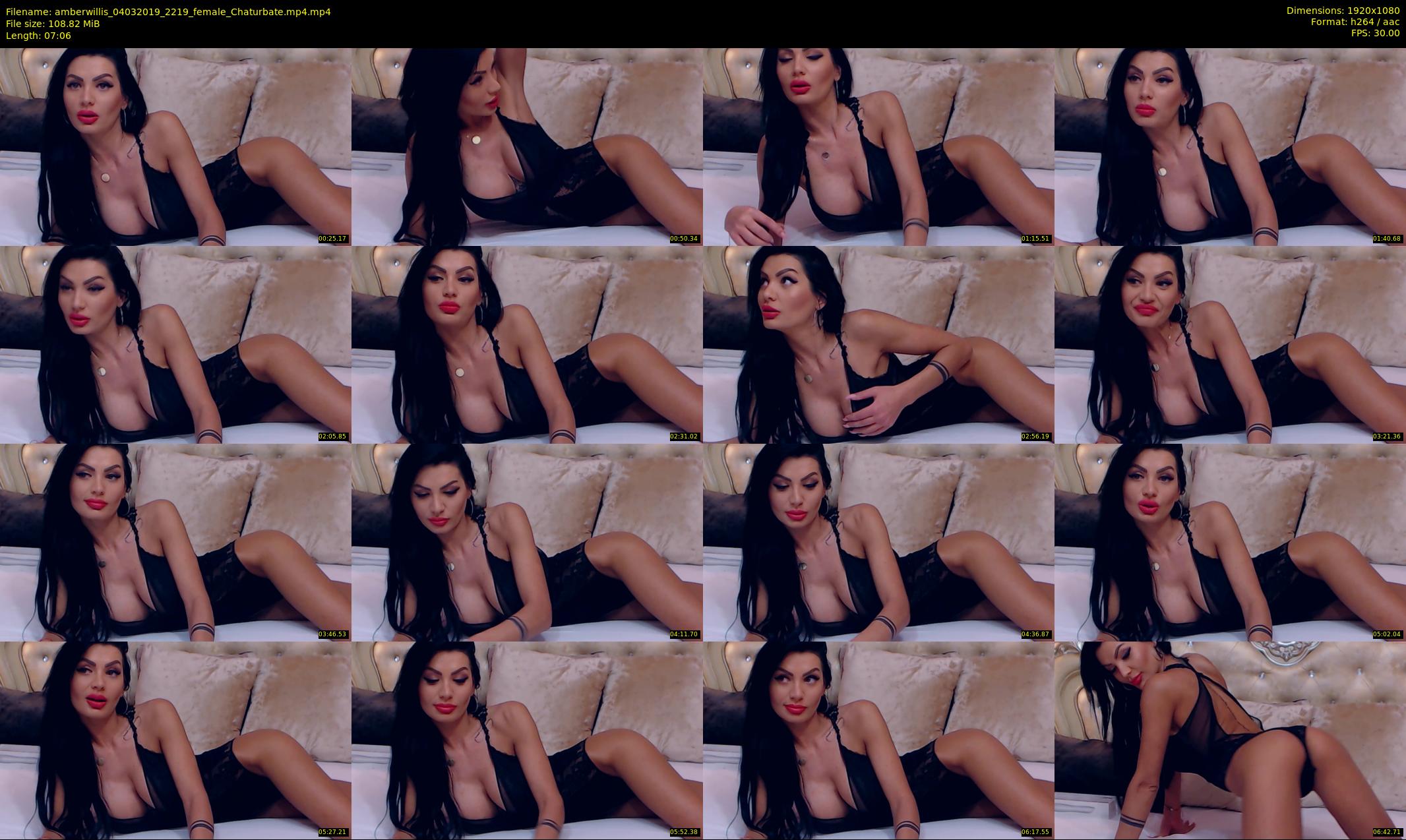 amberwillis — 8 minute Chaturbate female cam show recording, 1080p, Mar 4, 2019