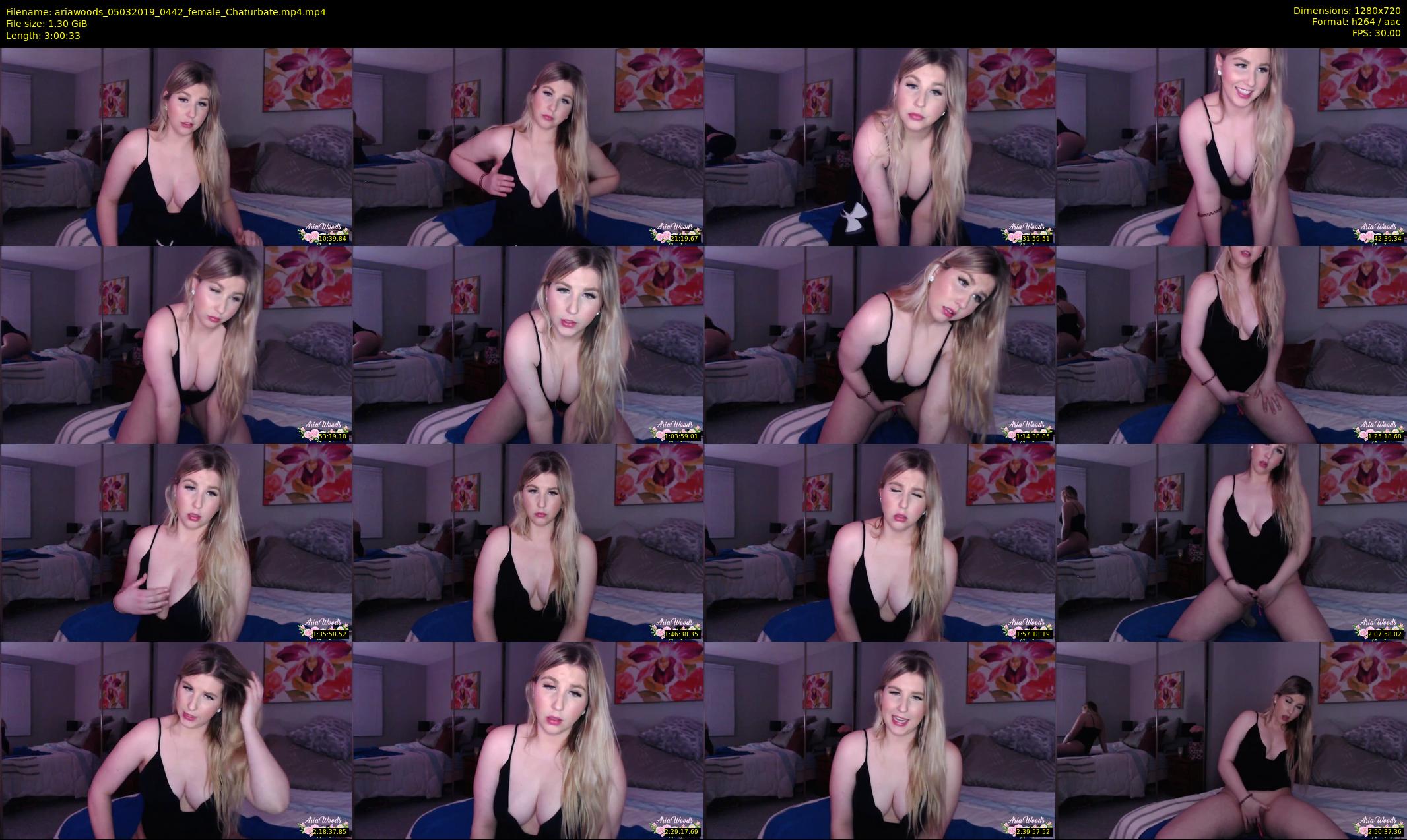 ariawoods — 181 minute Chaturbate female cam show recording, 720p, Mar 5, 2019