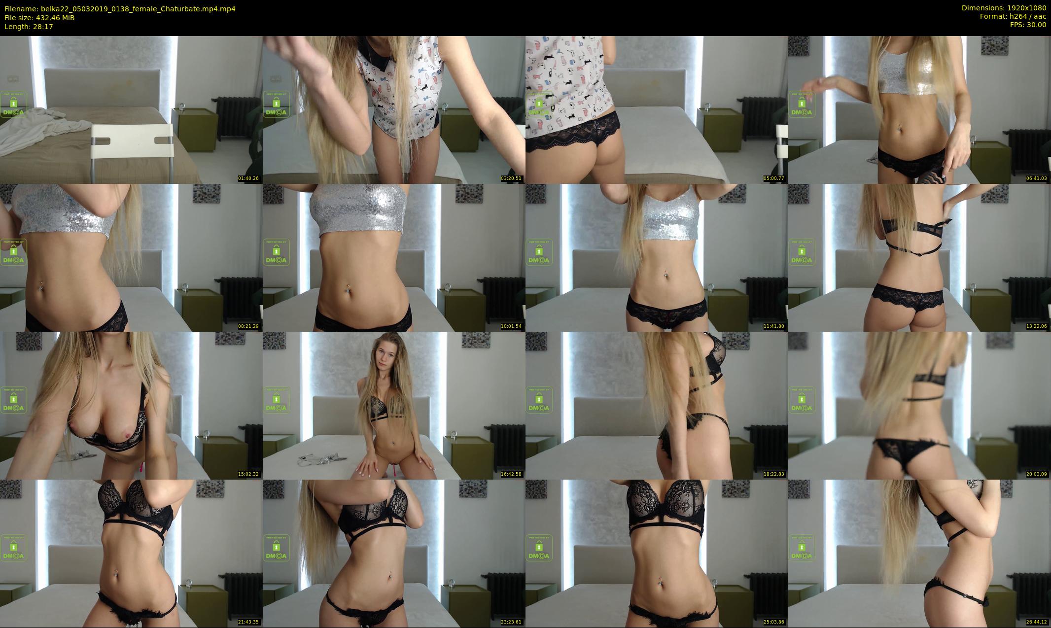 belka22 — 29 minute Chaturbate female cam show recording, 1080p, Mar 5, 2019