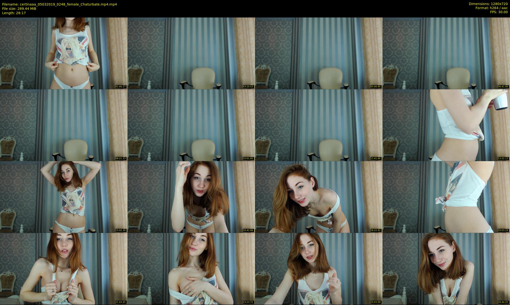 certinaaa — 29 minute Chaturbate female cam show recording, 720p, Mar 5, 2019