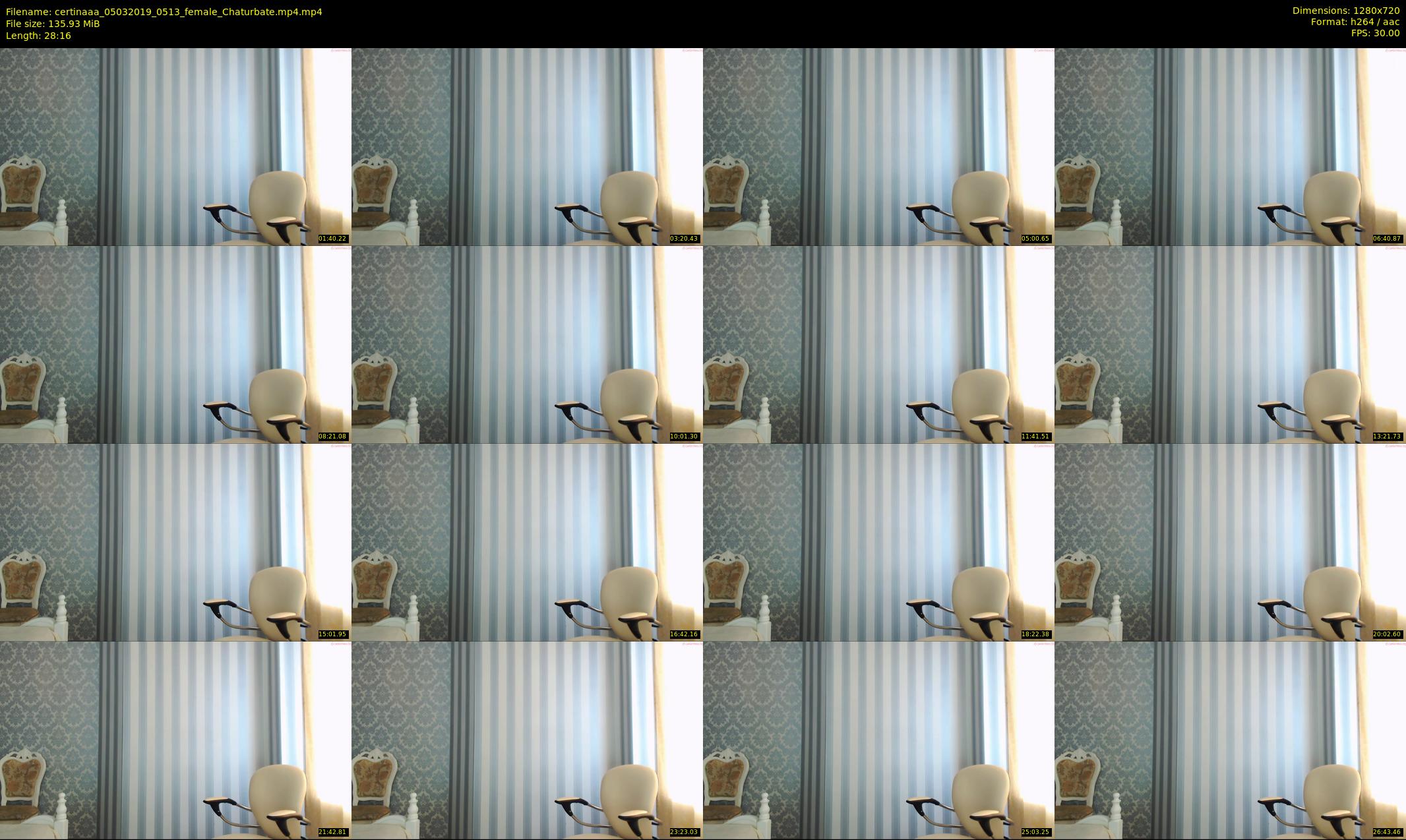 certinaaa — 29 minute Chaturbate female cam show recording, 720p, Mar 5, 2019