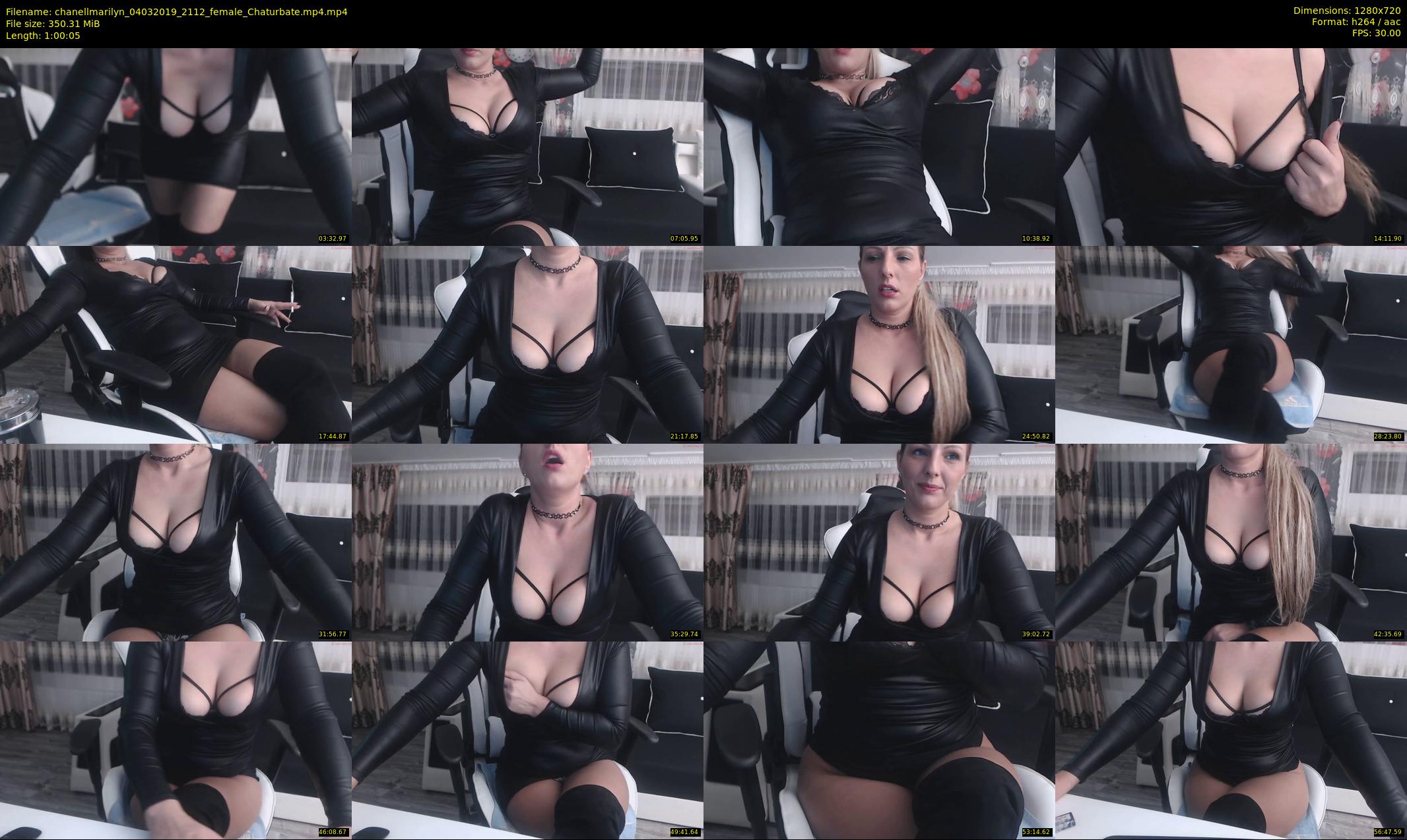 chanellmarilyn — 61 minute Chaturbate female cam show recording, 720p, Mar 4, 2019
