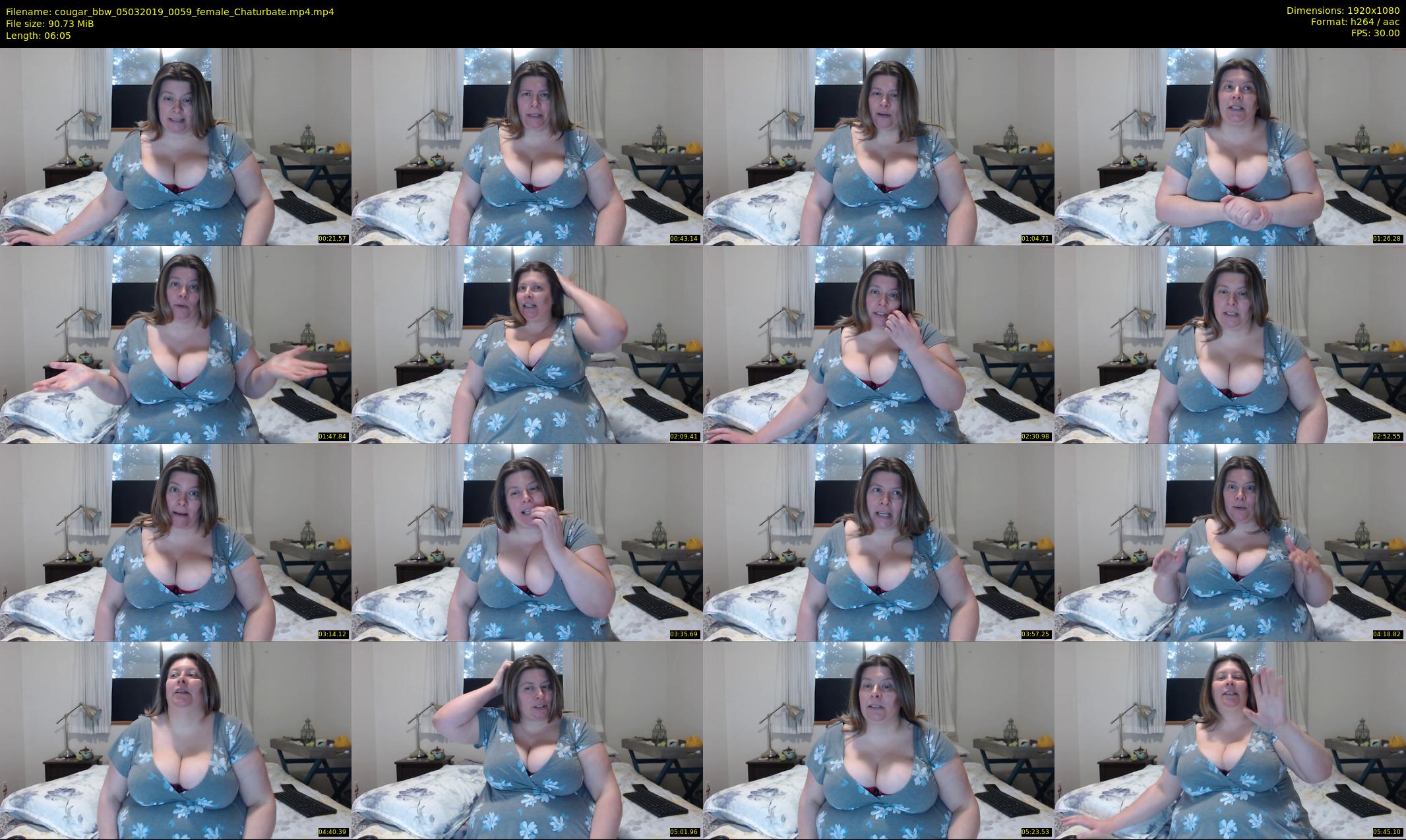 cougar_bbw — 7 minute Chaturbate female cam show recording, 1080p, Mar 5, 2019