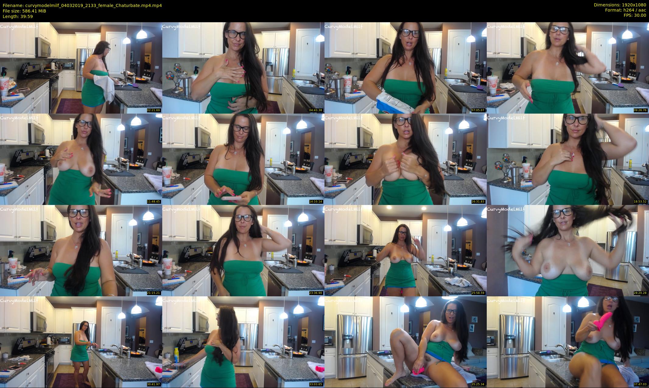 curvymodelmilf — 40 minute Chaturbate female cam show recording, 1080p, Mar 4, 2019