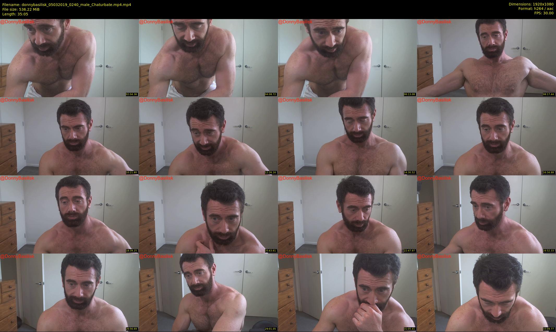 donnybasilisk — 36 minute Chaturbate male cam show recording, 1080p, Mar 5, 2019