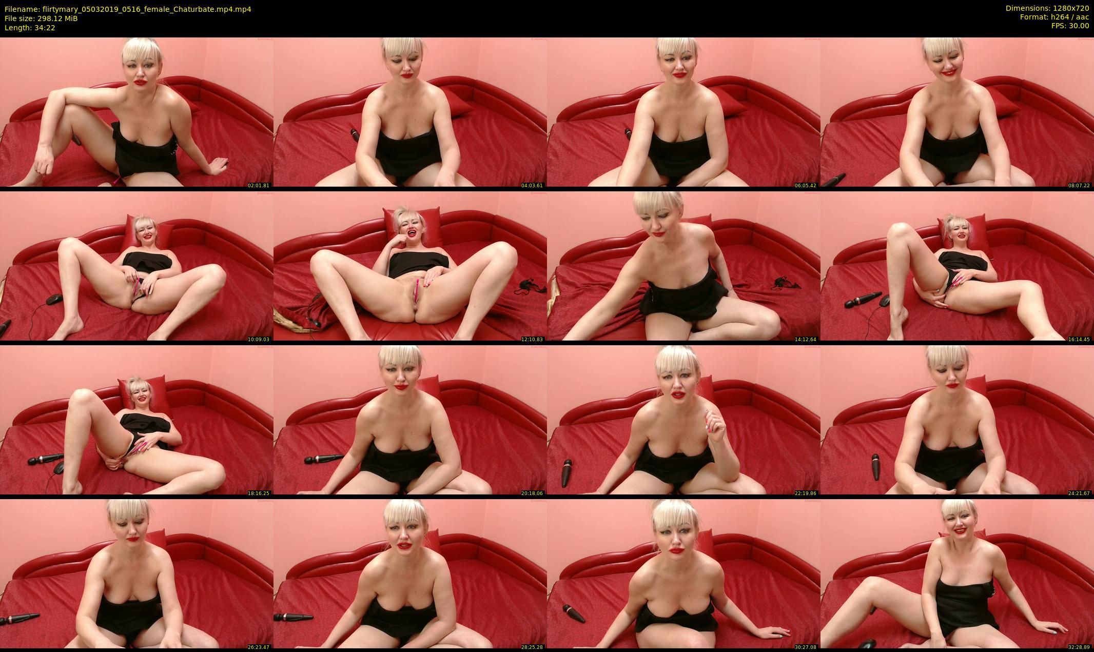 flirtymary — 35 minute Chaturbate female cam show recording, 720p, Mar 5, 2019