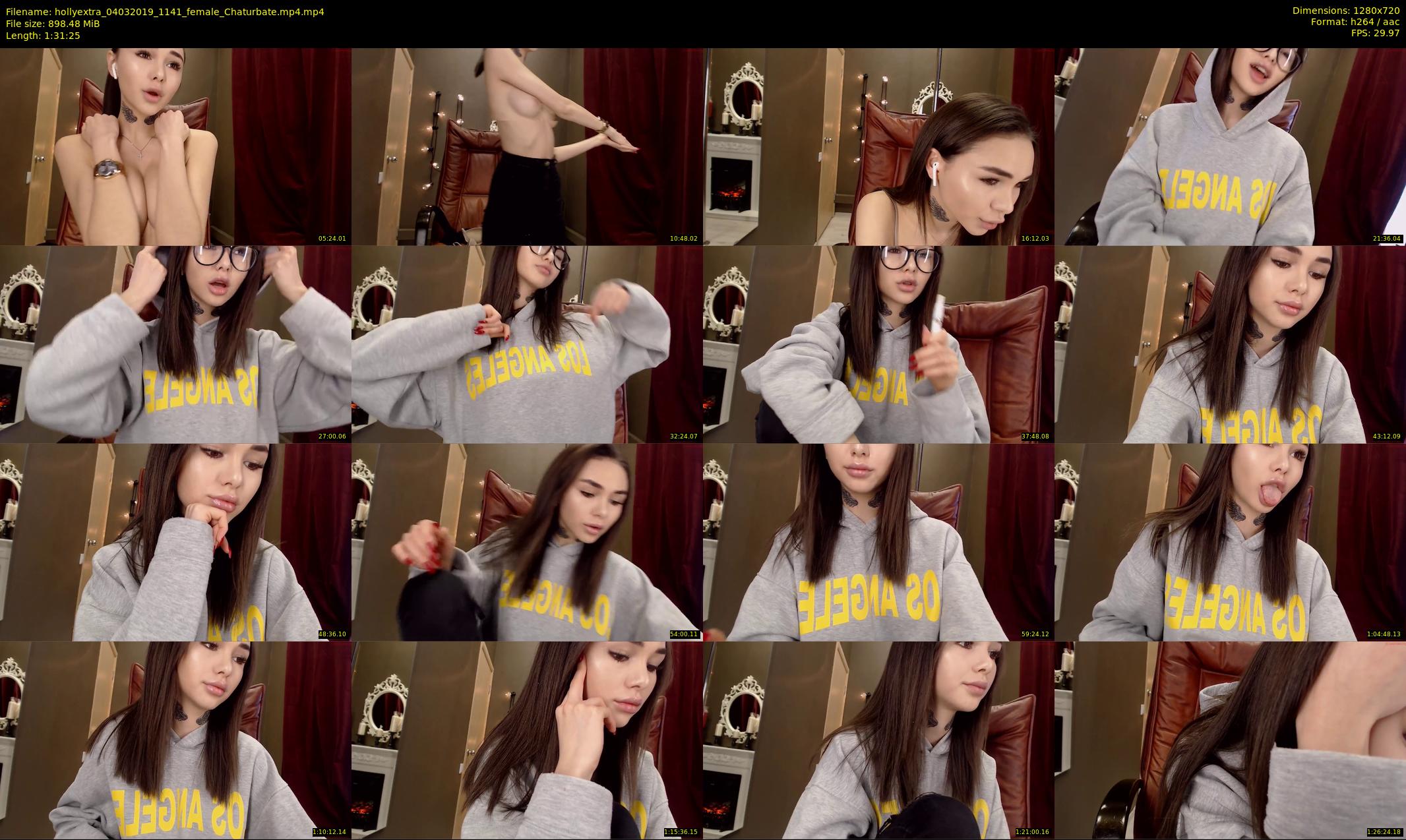 hollyextra — 92 minute Chaturbate female cam show recording, 720p, Mar 4, 2019