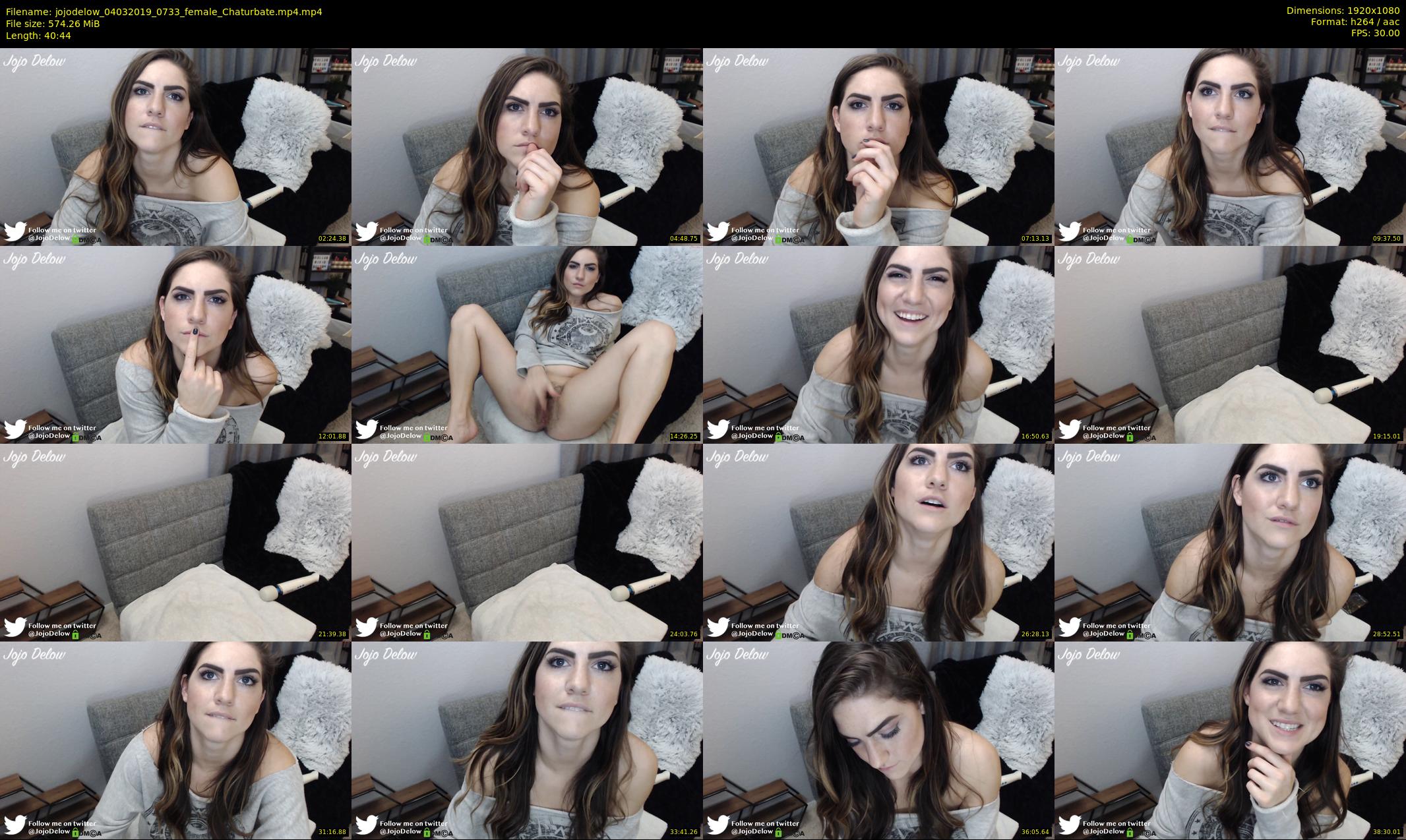 jojodelow — 41 minute Chaturbate female cam show recording, 1080p, Mar 4, 2019