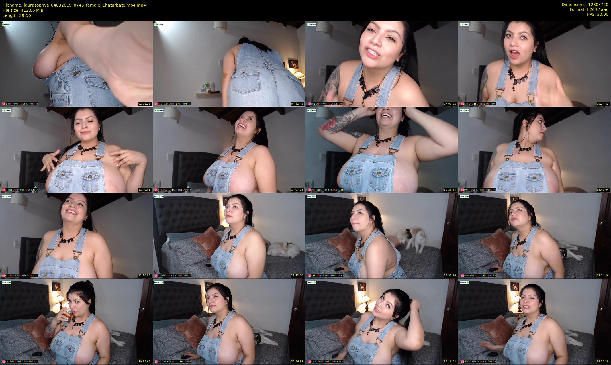 laurasophya — 40 minute Chaturbate female cam show recording, 720p, Mar 4, 2019