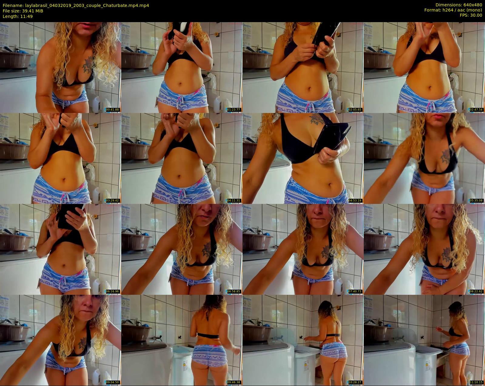 laylabrasil — 12 minute Chaturbate female cam show recording, 480p, Mar 4, 2019