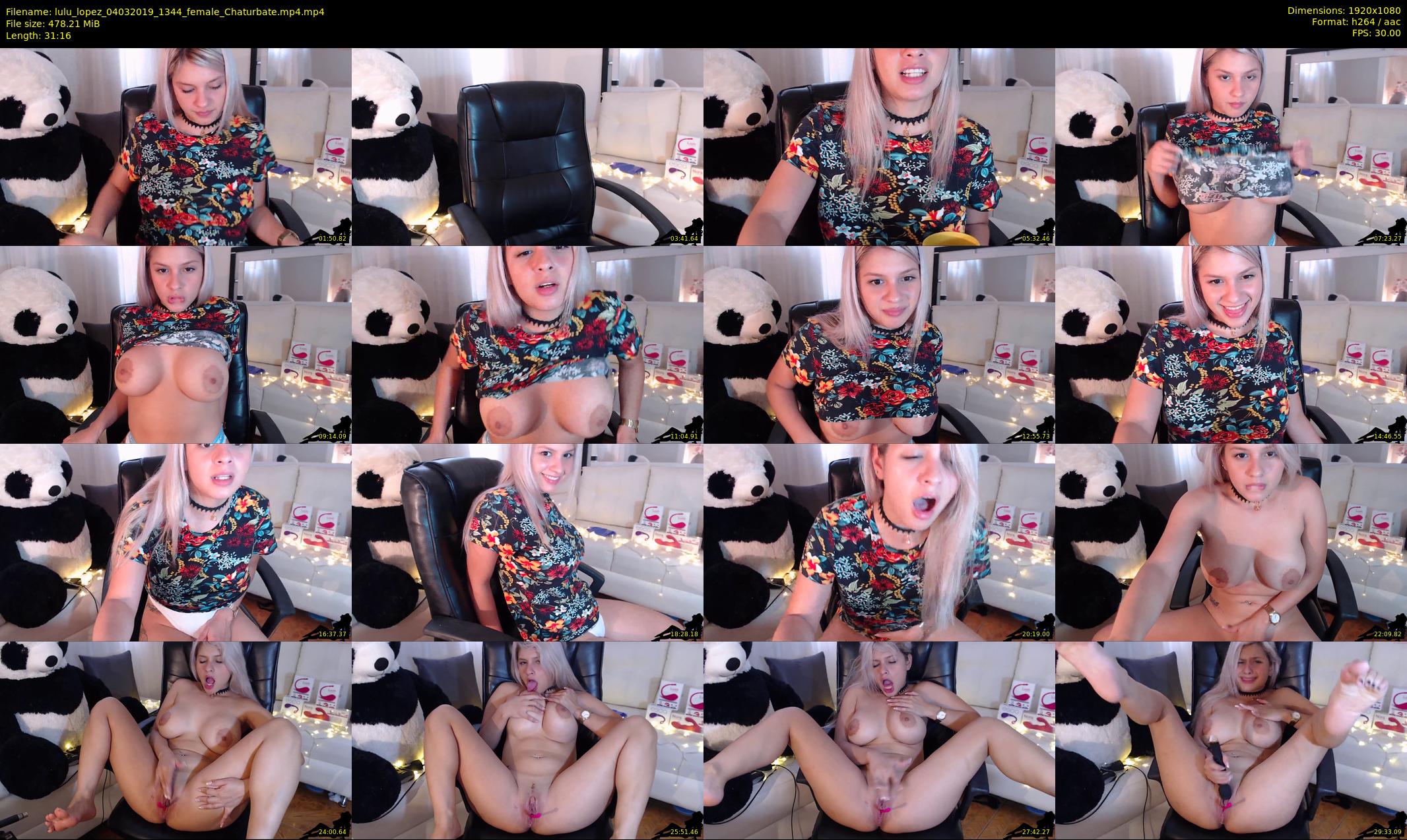 lulu_lopez — 32 minute Chaturbate female cam show recording, 1080p, Mar 4, 2019