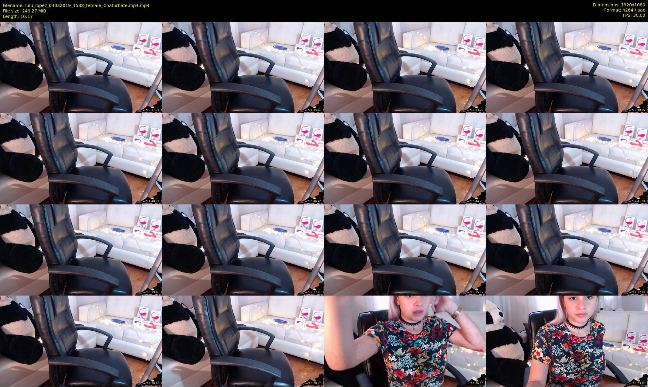 lulu_lopez — 17 minute Chaturbate female cam show recording, 1080p, Mar 4, 2019