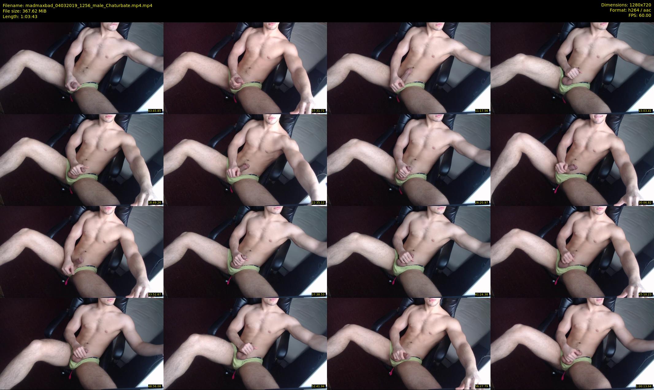madmaxbad — 64 minute Chaturbate male cam show recording, 720p, Mar 4, 2019