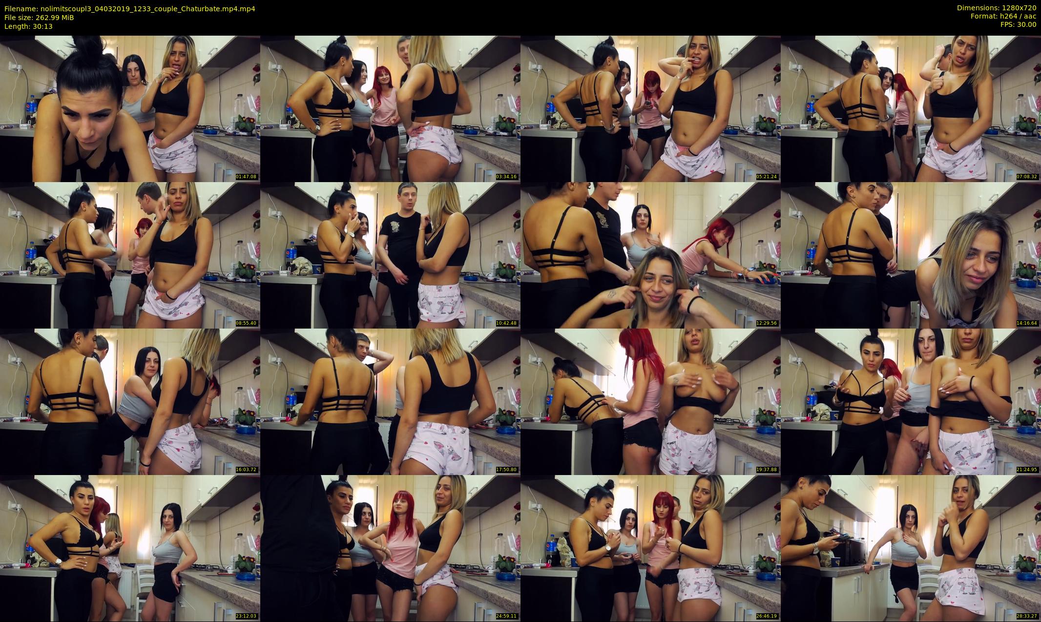 nolimitscoupl3 — 31 minute Chaturbate couple cam show recording, 720p, Mar 4, 2019