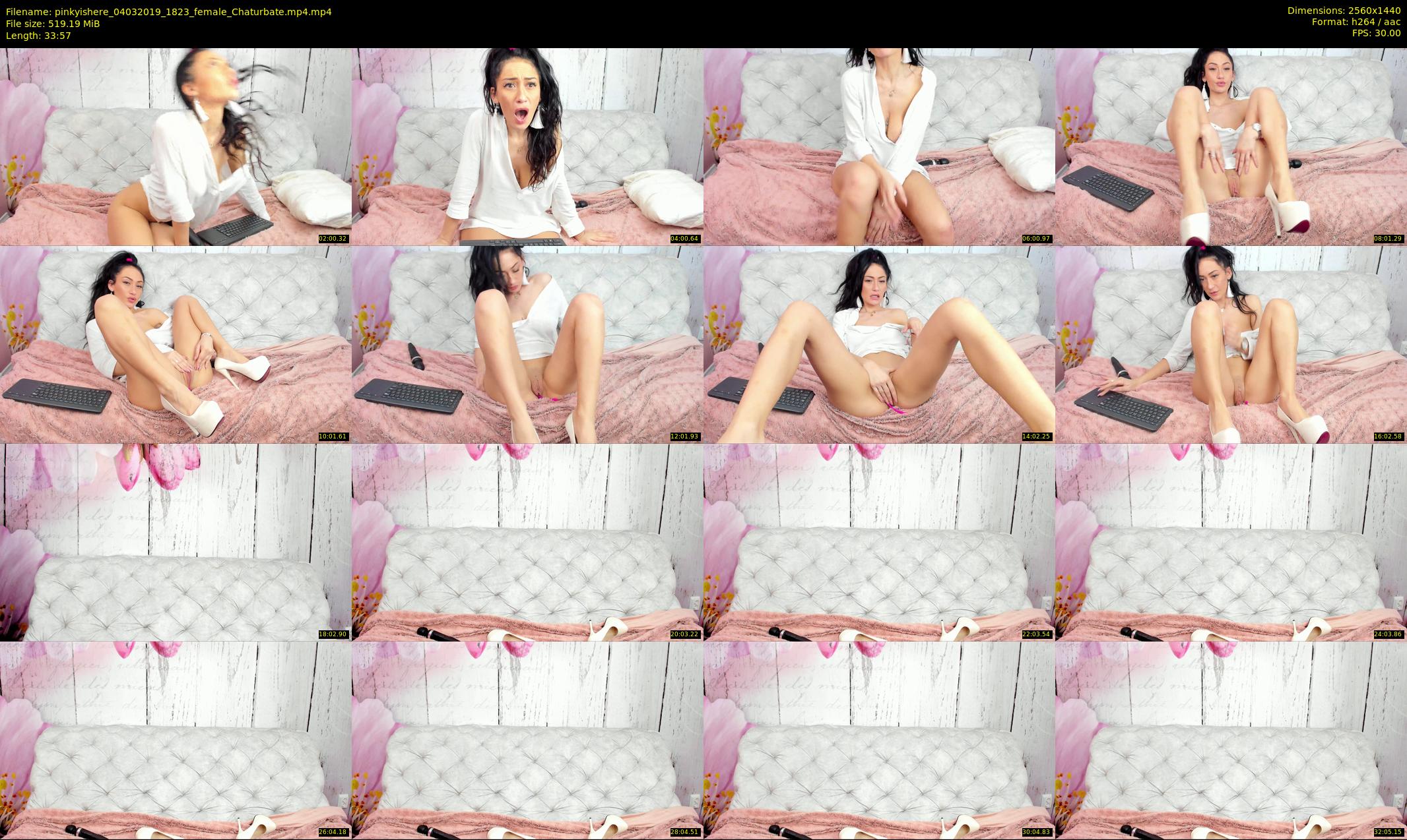 pinkyishere — 34 minute Chaturbate female cam show recording, 1080p, Mar 4, 2019