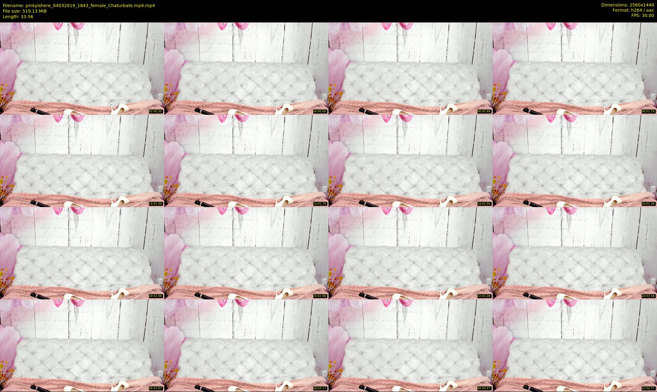 pinkyishere — 34 minute Chaturbate female cam show recording, 1080p, Mar 4, 2019