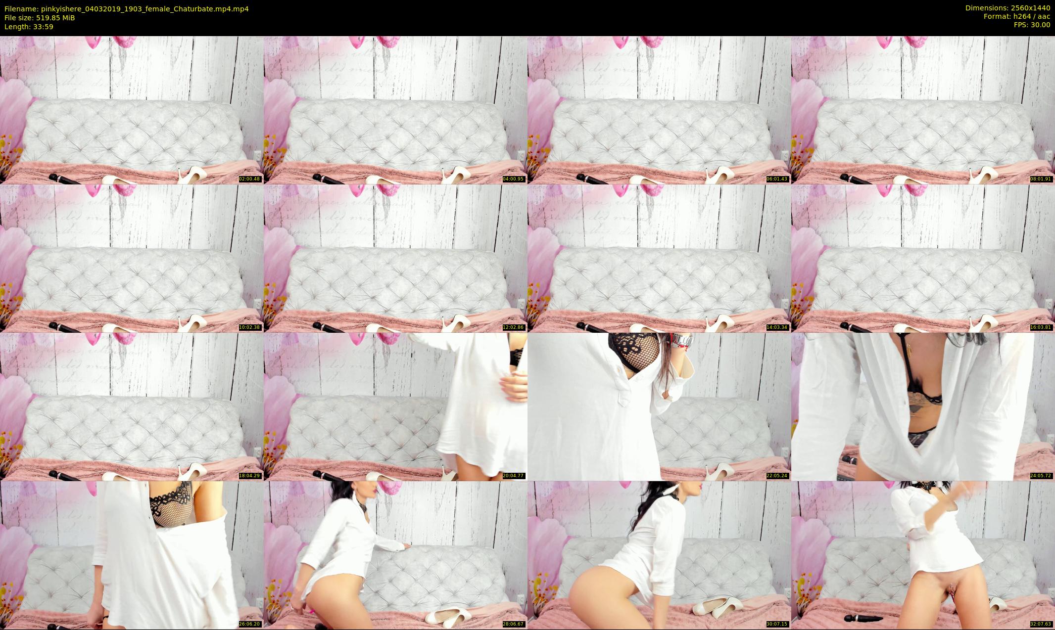 pinkyishere — 34 minute Chaturbate female cam show recording, 1080p, Mar 4, 2019
