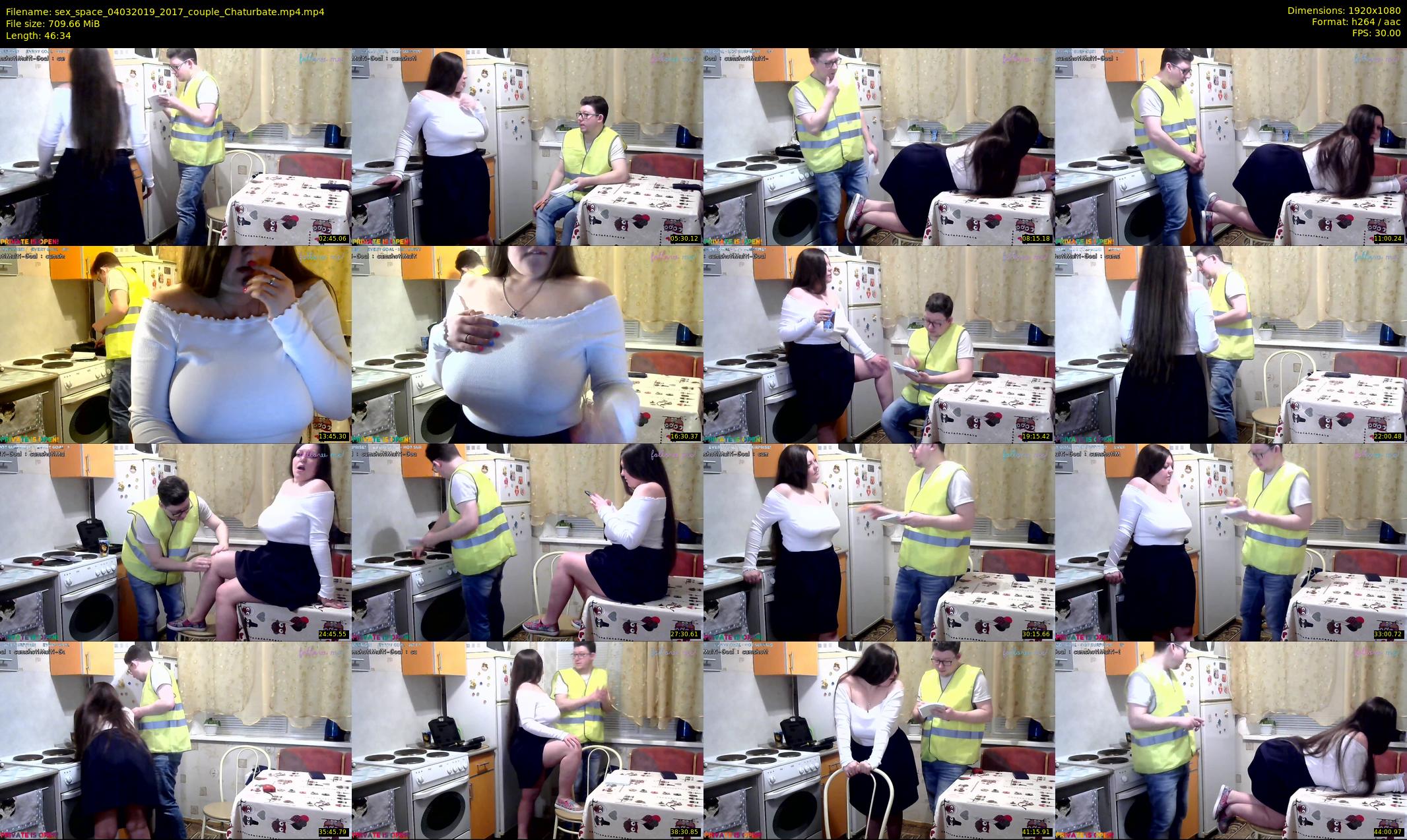 sex_space — 47 minute Chaturbate couple cam show recording, 1080p, Mar 4, 2019