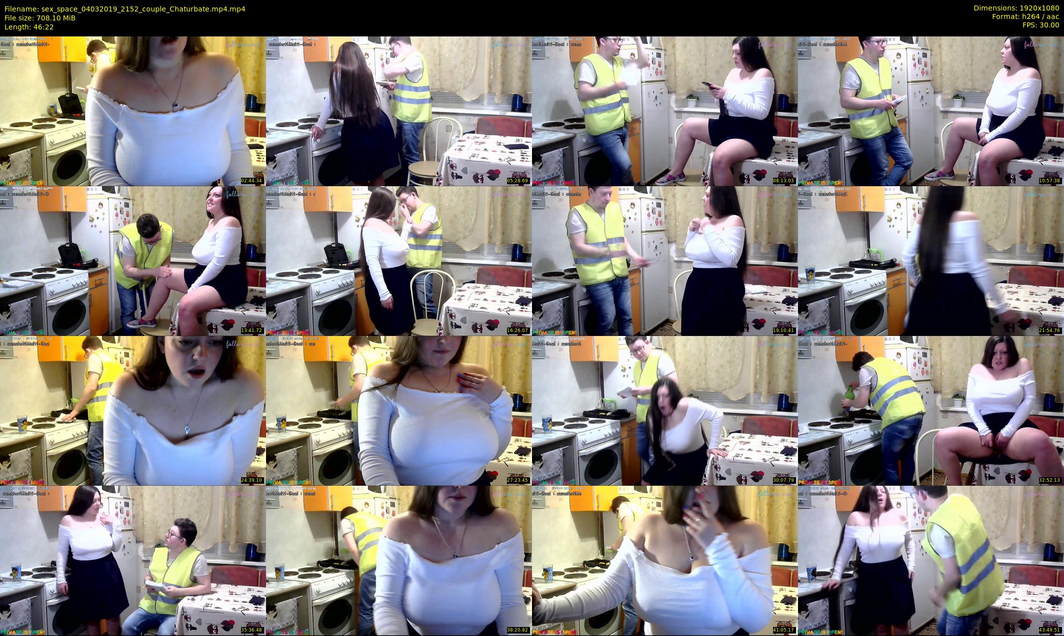 sex_space — 47 minute Chaturbate couple cam show recording, 1080p, Mar 4, 2019