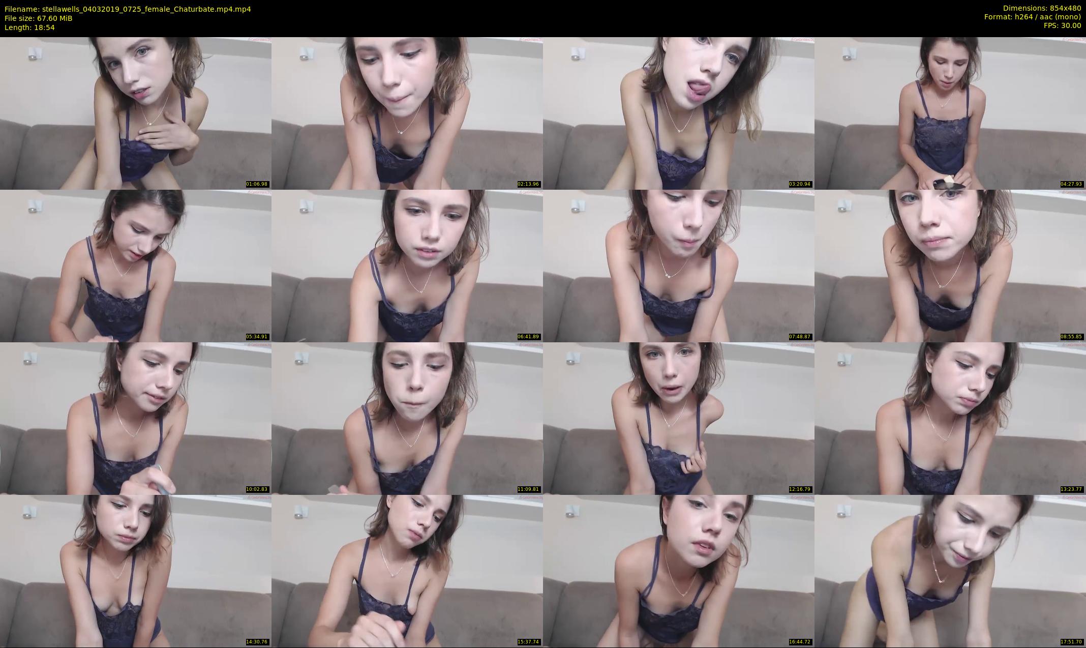 stellawells — 19 minute Chaturbate female cam show recording, 480p, Mar 4, 2019