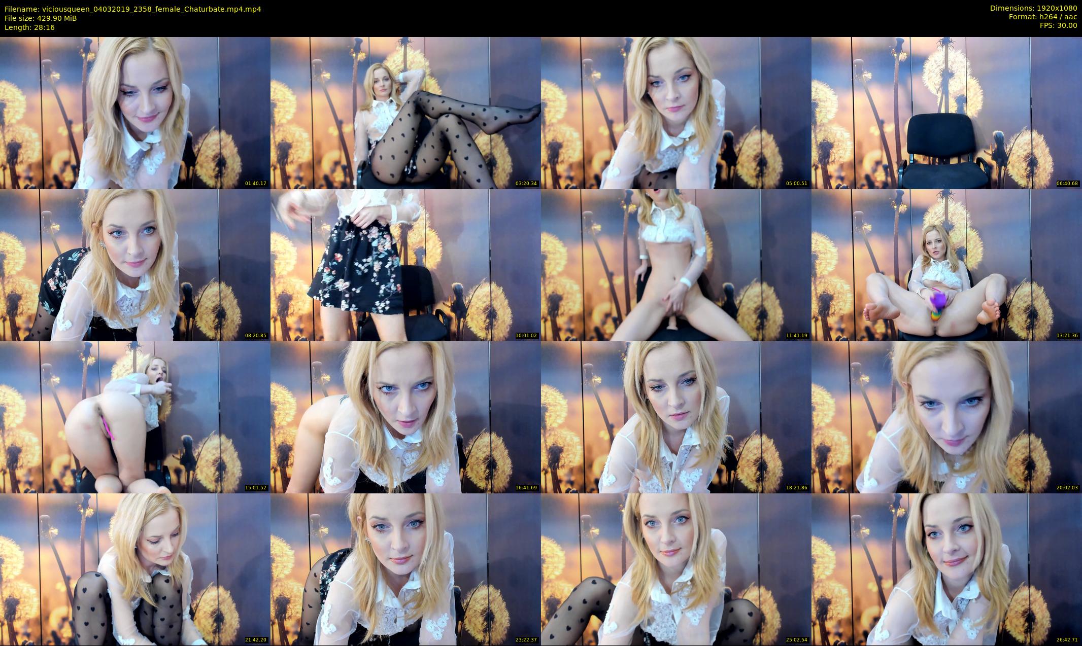 viciousqueen — 29 minute Chaturbate female cam show recording, 1080p, Mar 4, 2019