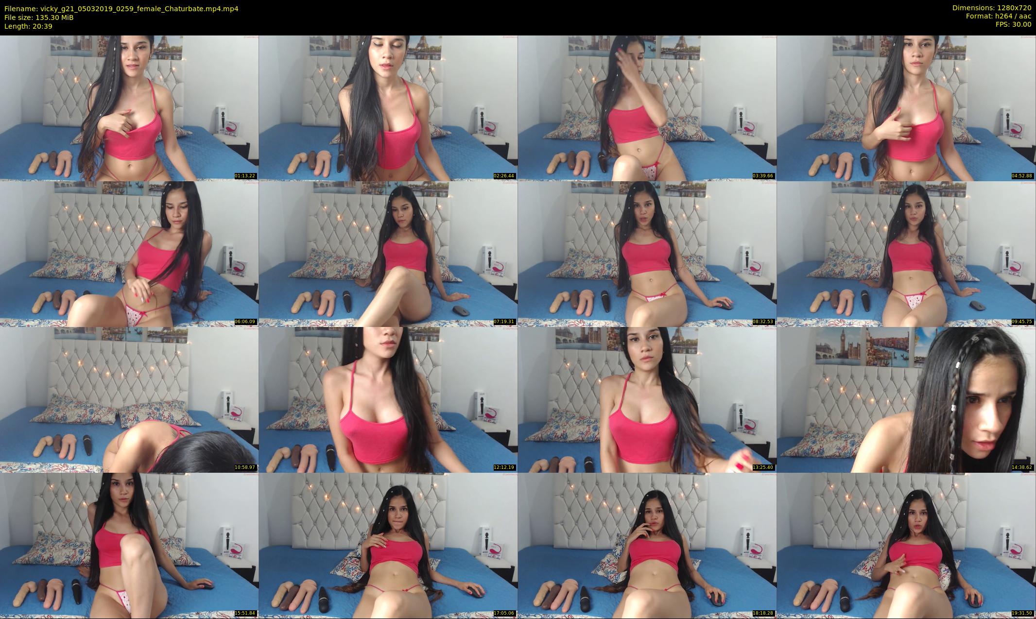 vicky_g21 — 21 minute Chaturbate female cam show recording, 720p, Mar 5, 2019
