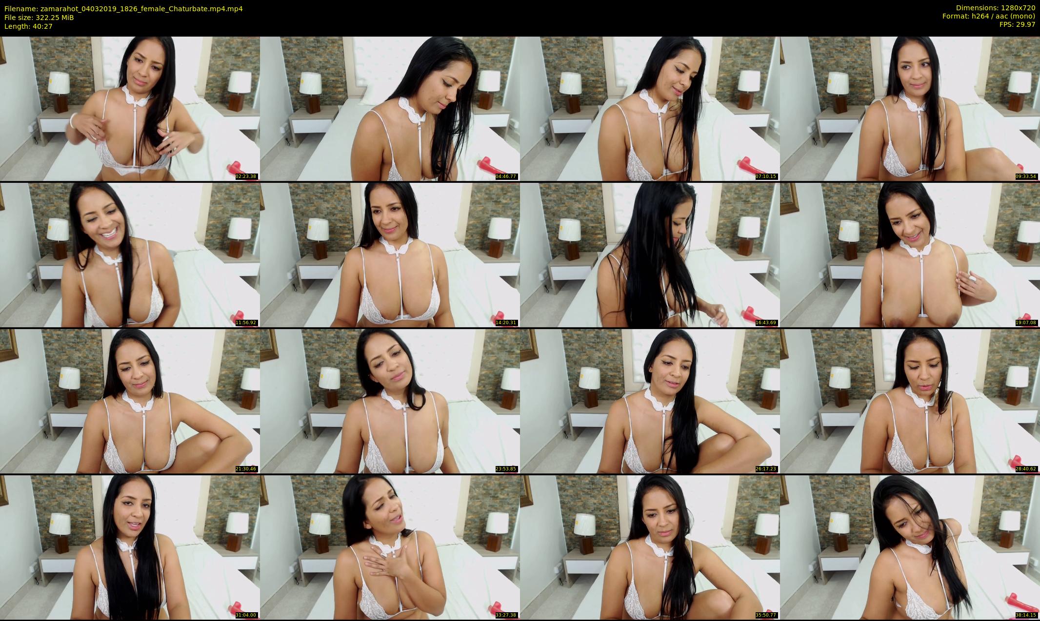 zamarahot — 41 minute Chaturbate female cam show recording, 720p, Mar 4, 2019