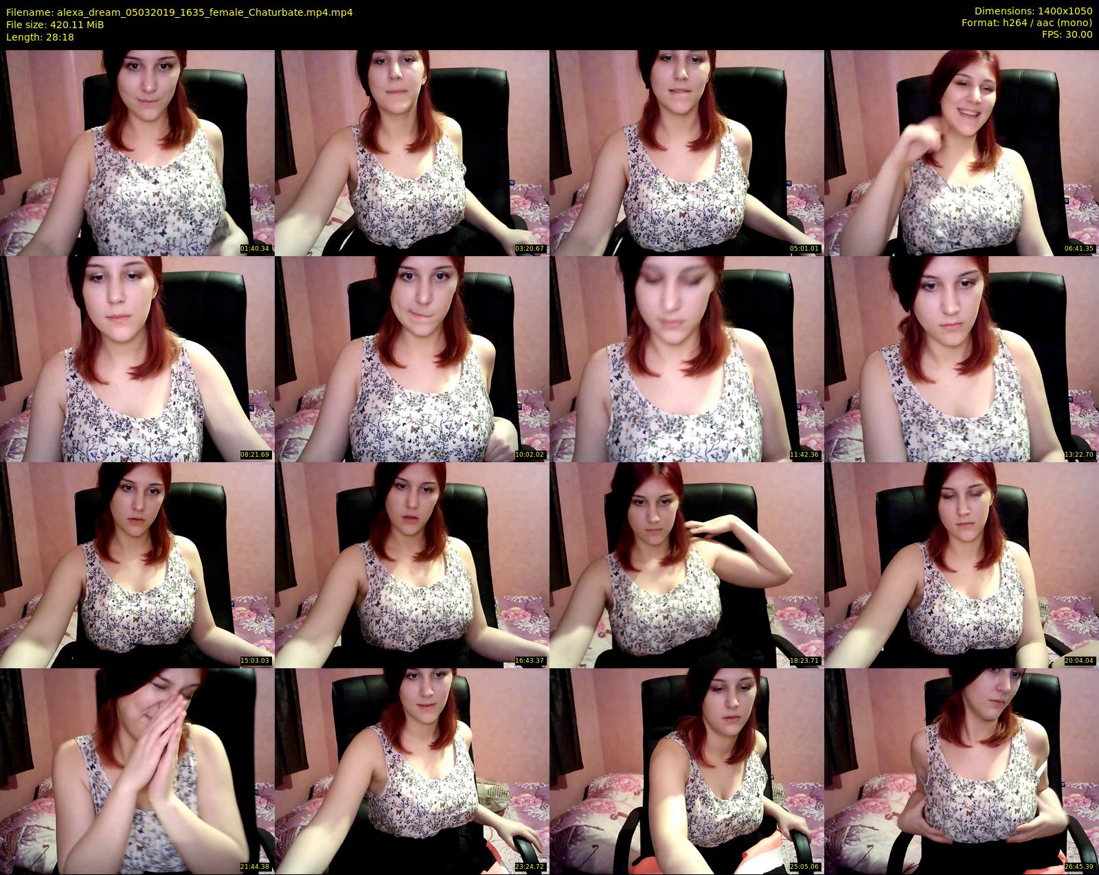 alexa_dream — 29 minute Chaturbate female cam show recording, 720p, Mar 5, 2019