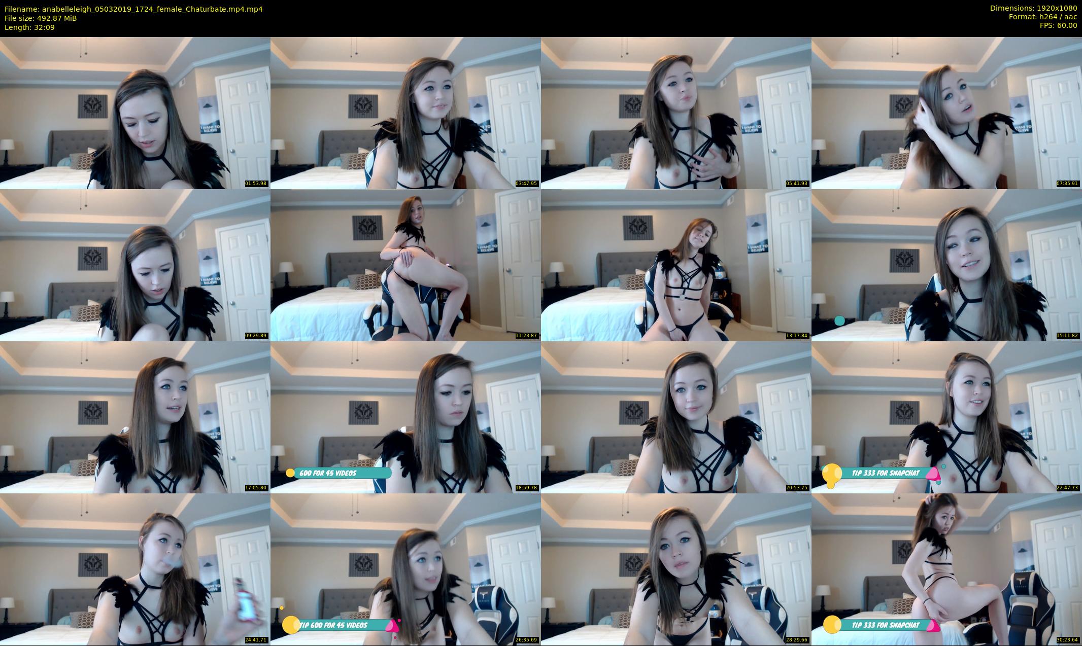 anabelleleigh — 33 minute Chaturbate female cam show recording, 1080p, Mar 5, 2019