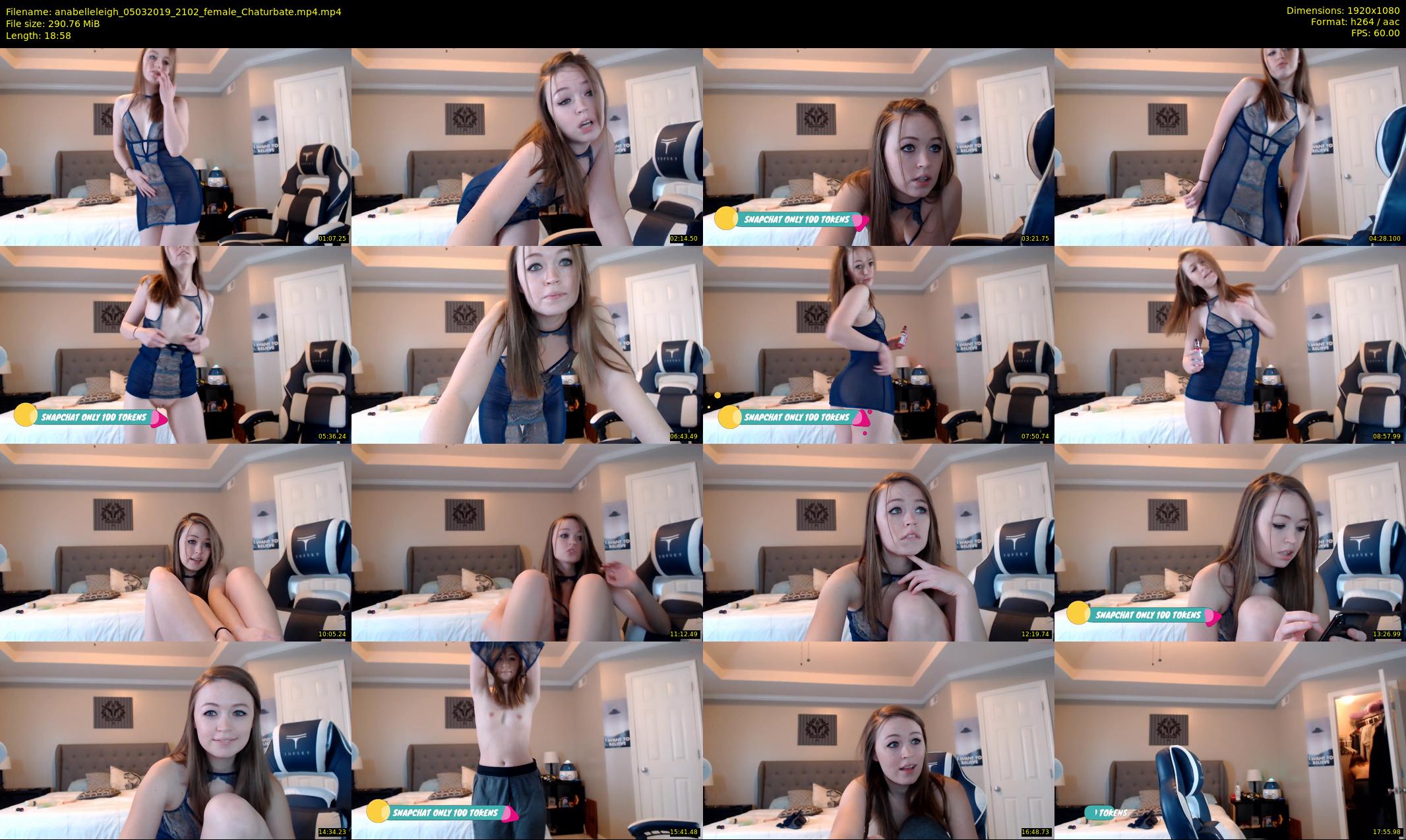 anabelleleigh — 19 minute Chaturbate female cam show recording, 1080p, Mar 5, 2019