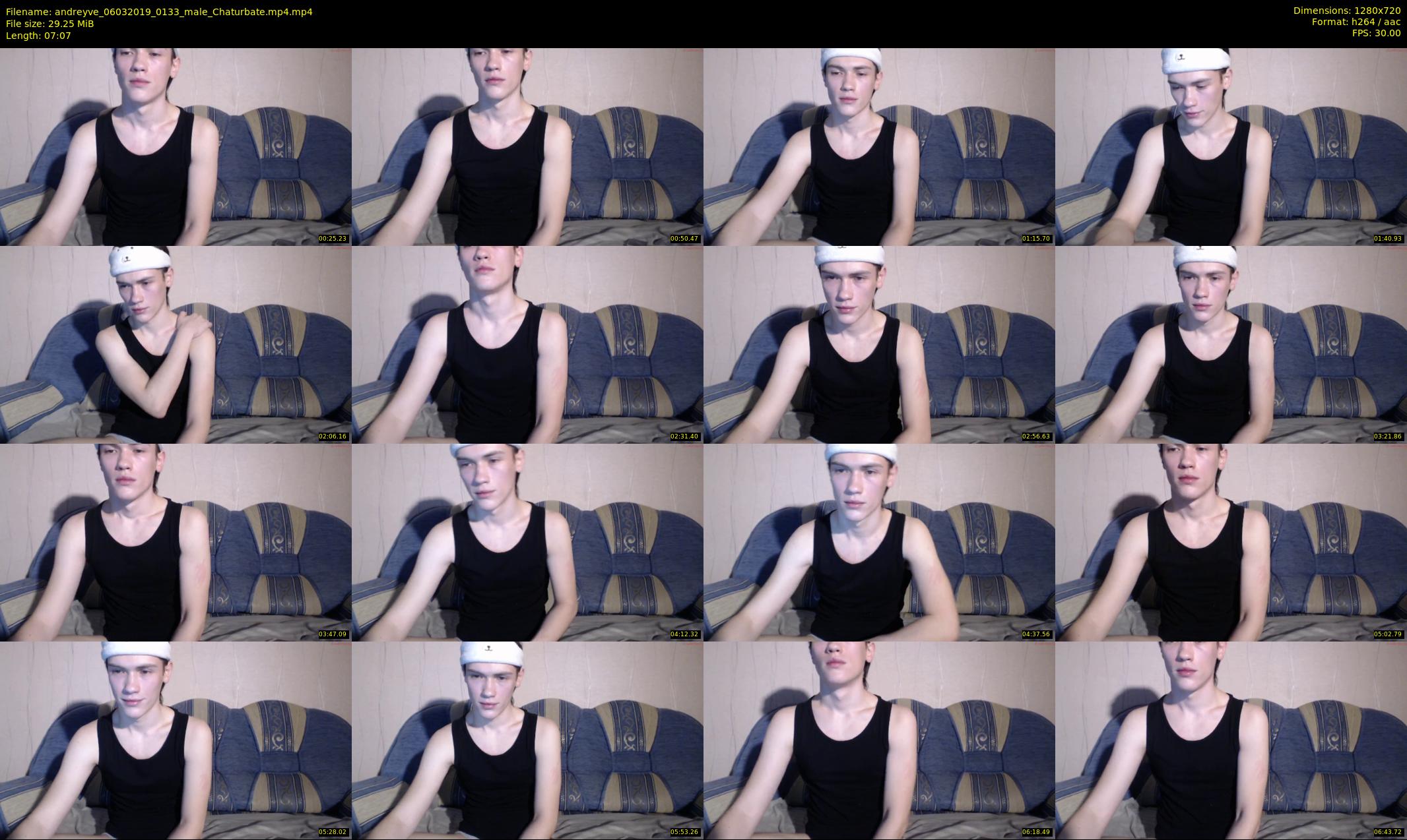 andreyve — 8 minute Chaturbate male cam show recording, 720p, Mar 6, 2019