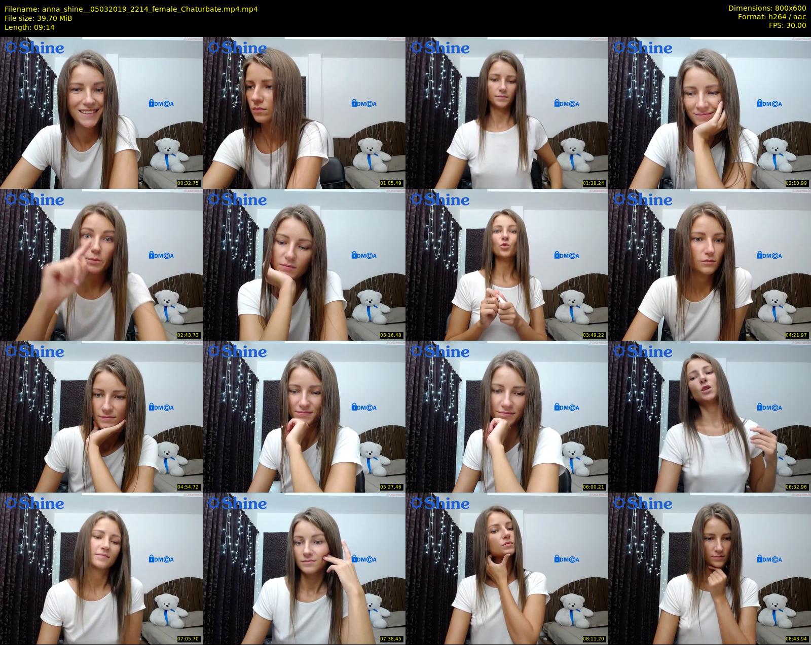 anna_shine_ — 10 minute Chaturbate female cam show recording, 480p, Mar 5, 2019