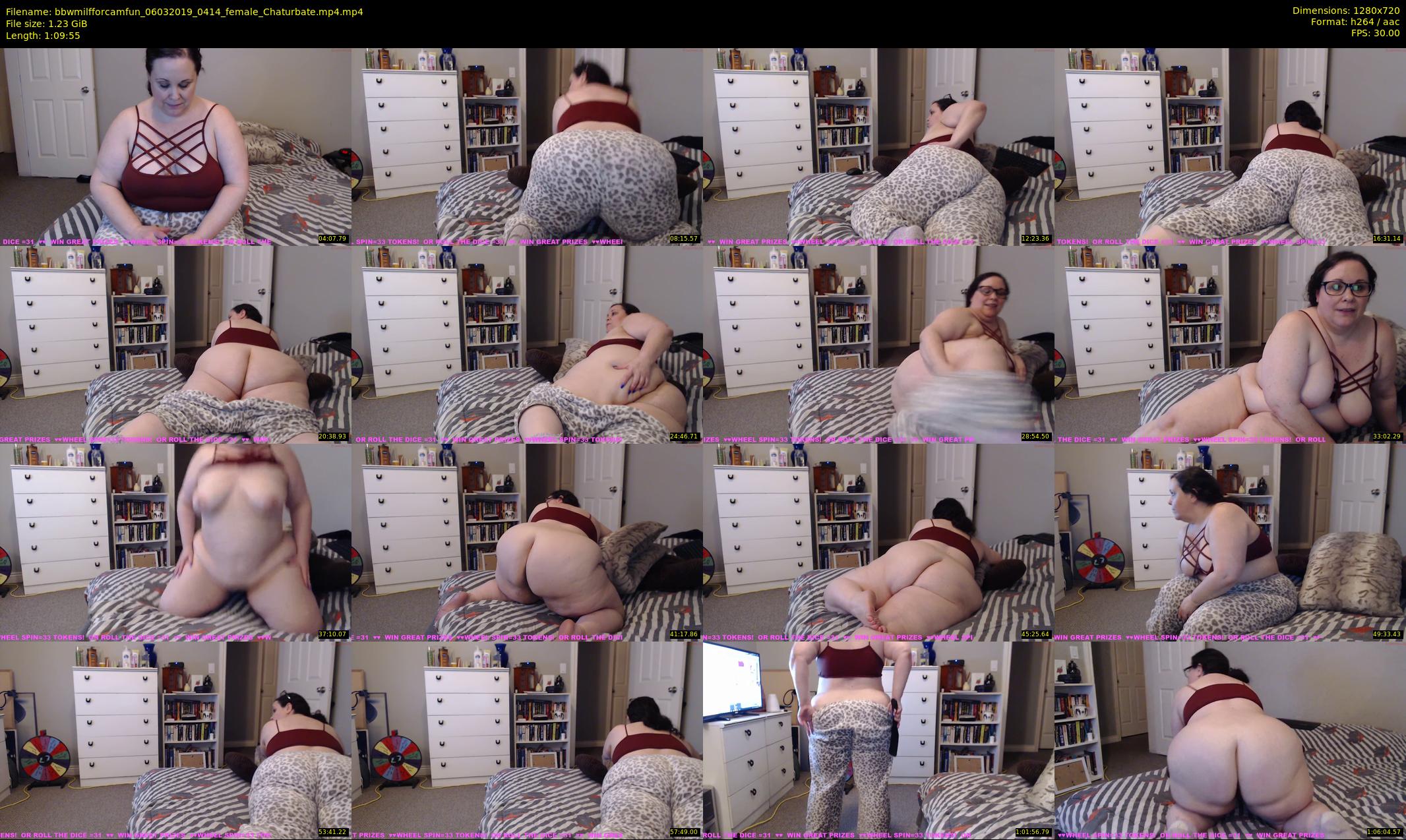 bbwmilfforcamfun — 70 minute Chaturbate female cam show recording, 720p, Mar 6, 2019